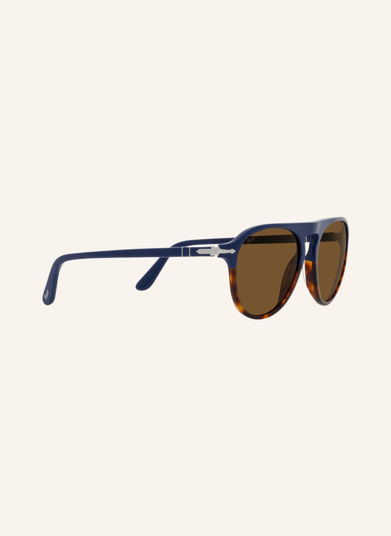 Persol Sunglasses PO3302S, Color: 117857 - BLUE/HAVANA/BROWN POLARIZED (Image 3)