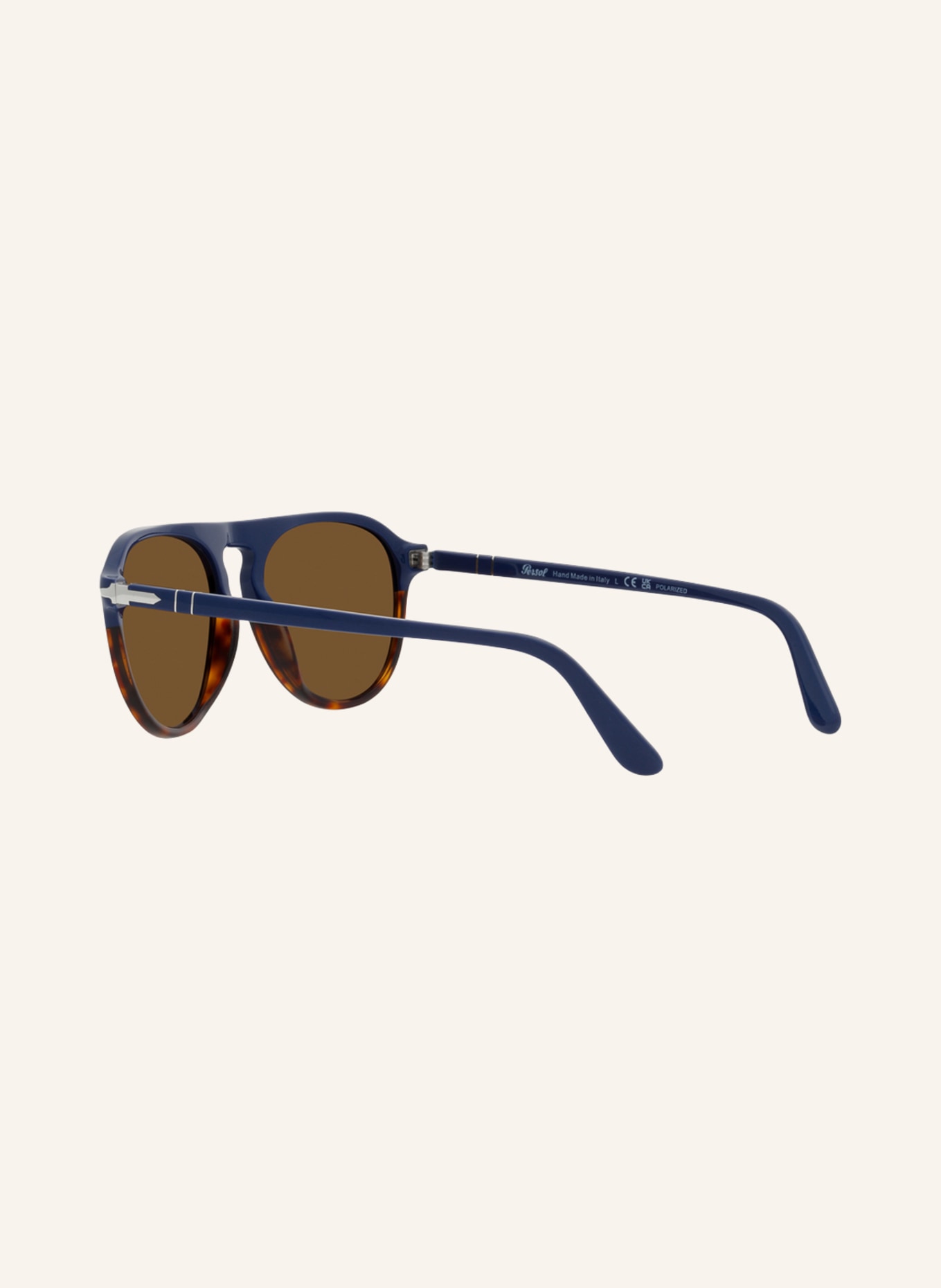 Persol Sunglasses PO3302S, Color: 117857 - BLUE/HAVANA/BROWN POLARIZED (Image 4)