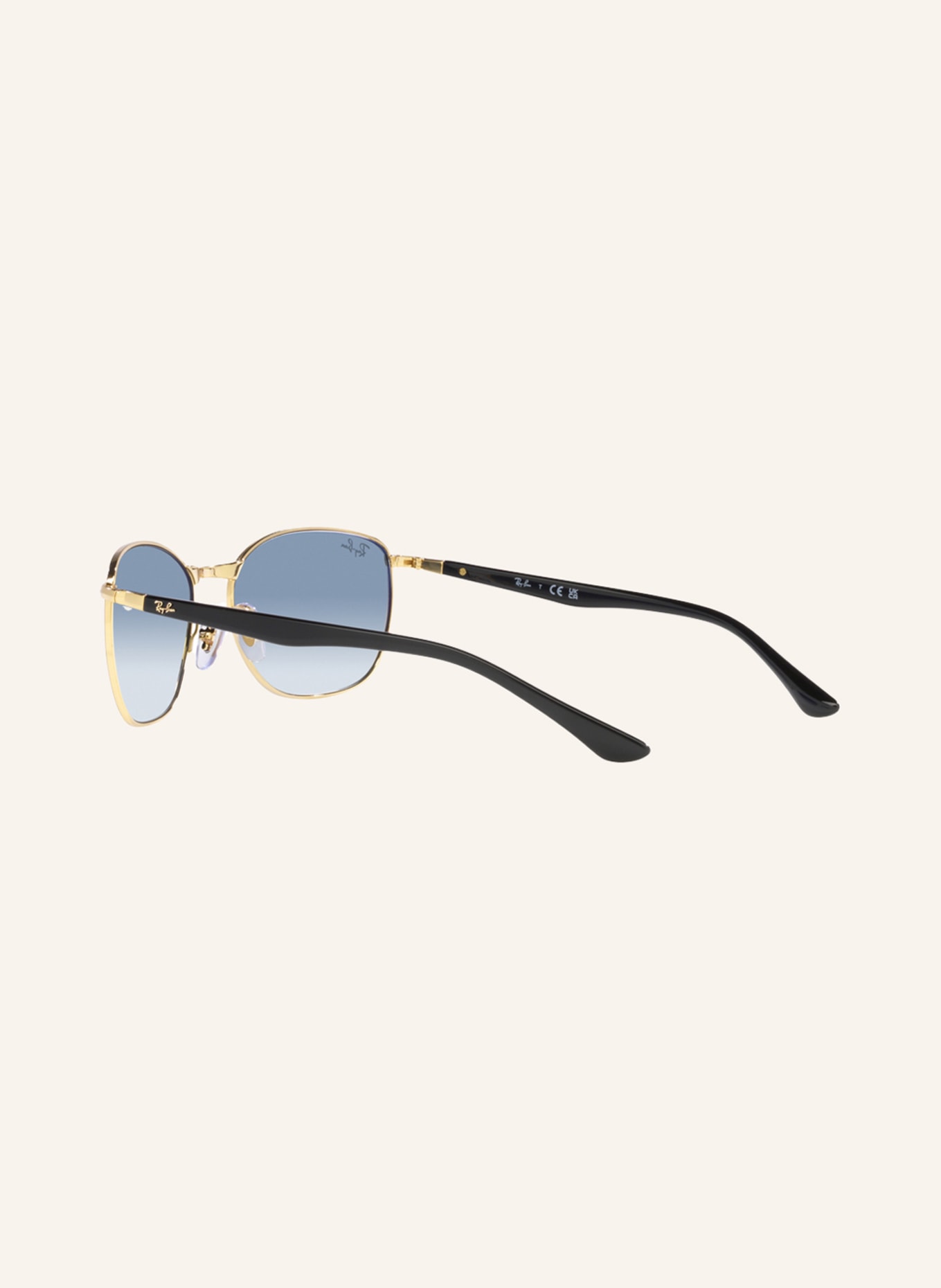 ray ban gold blue