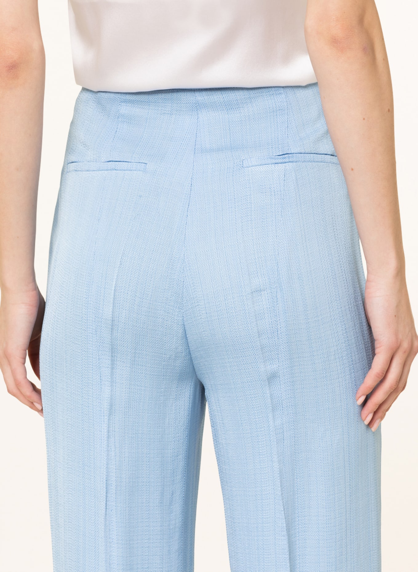 RÓHE Wide leg trousers, Color: LIGHT BLUE (Image 6)