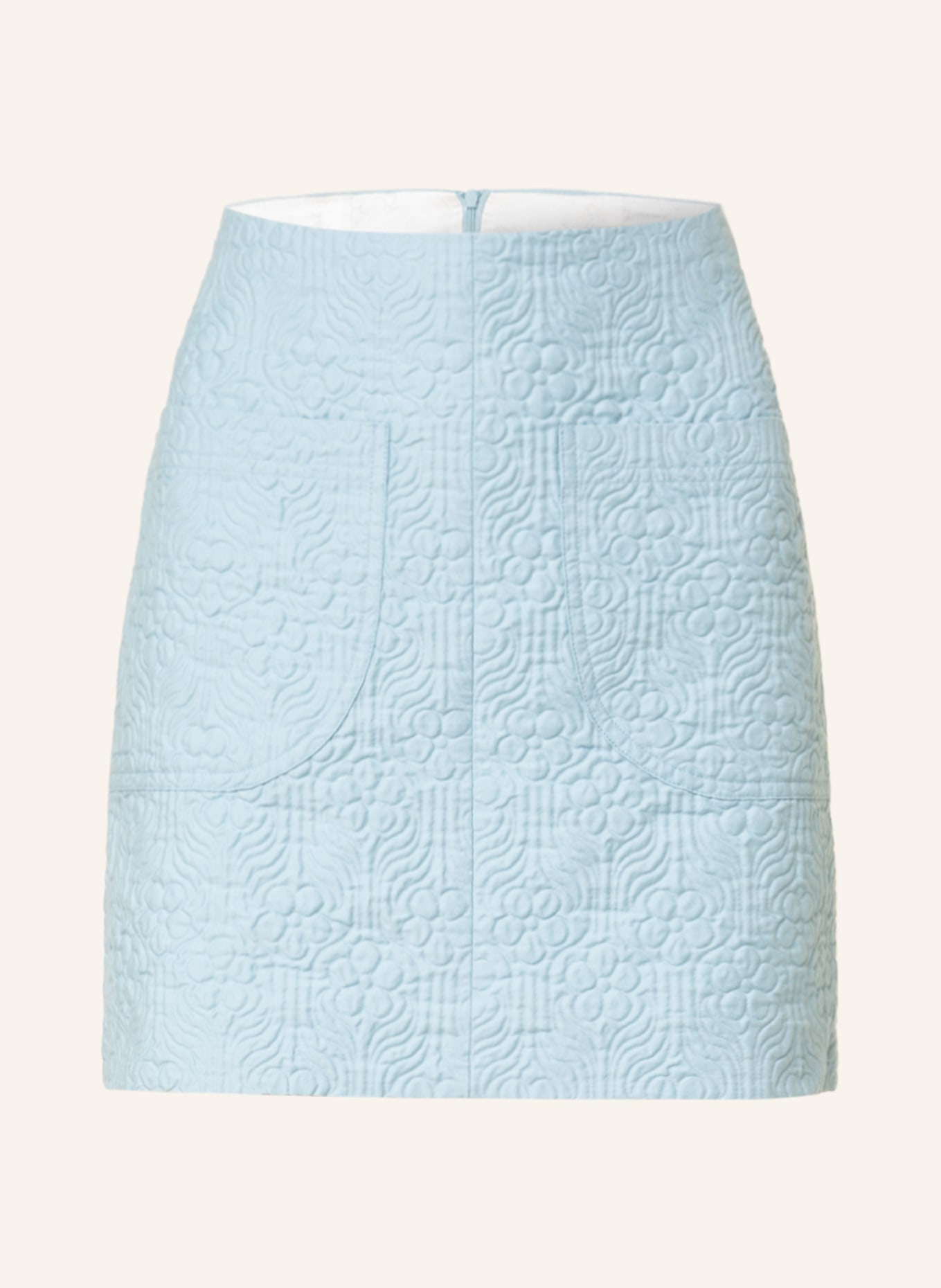 RÓHE Jacquard skirt, Color: LIGHT BLUE (Image 1)