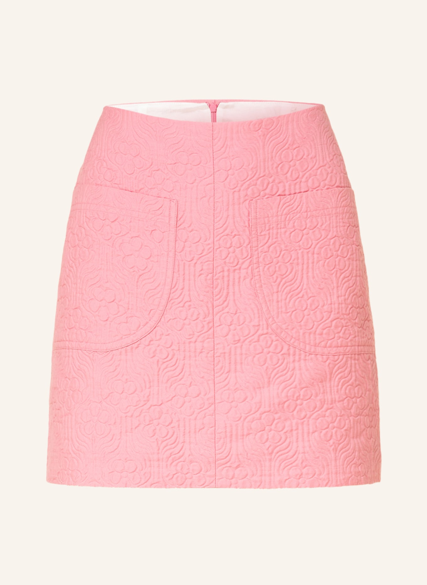 RÓHE Jacquard skirt, Color: PINK (Image 1)