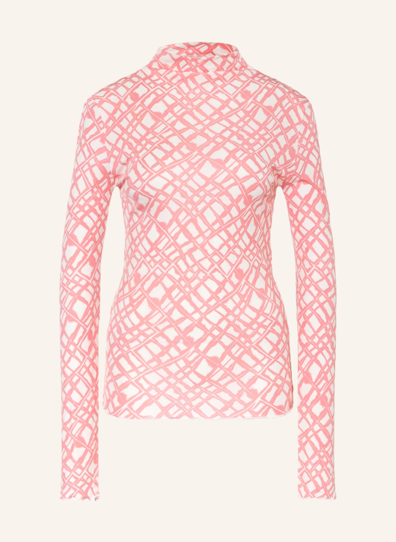 RÓHE Long sleeve shirt, Color: PINK/ WHITE (Image 1)