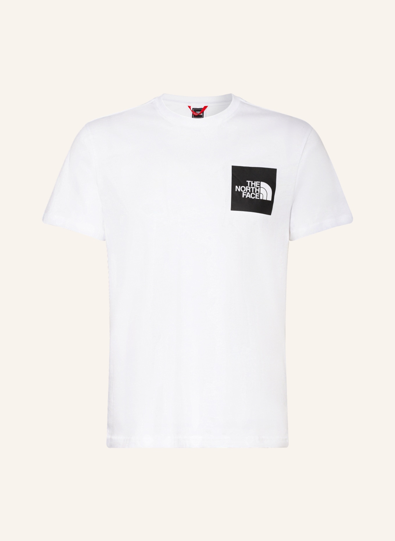 THE NORTH FACE T-shirt FINE TEE, Color: WHITE/ BLACK (Image 1)