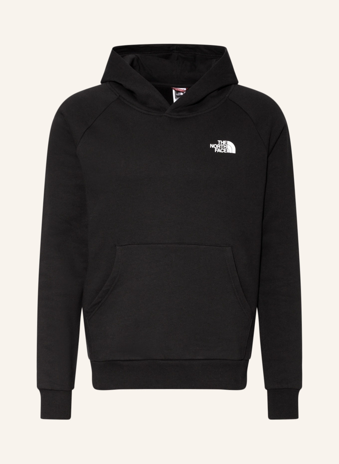THE NORTH FACE Hoodie REDBOX in black white