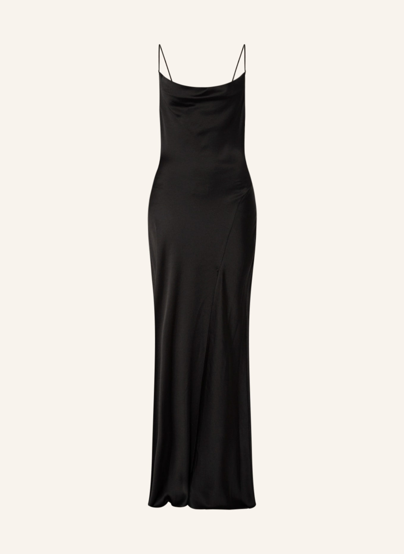 SIMKHAI Satin dress FINLEY, Color: BLACK (Image 1)