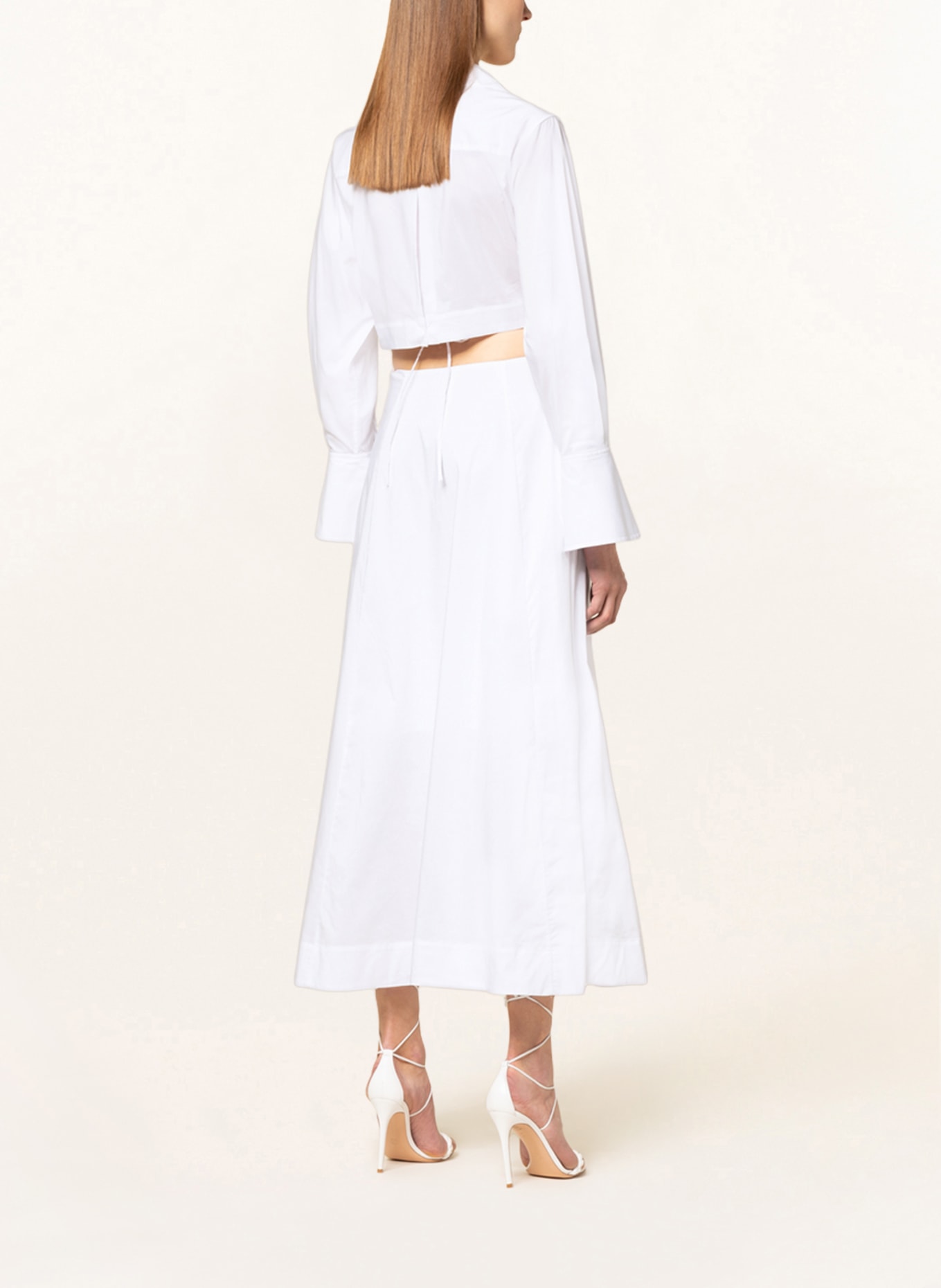 SIMKHAI Dress ALEX with cut-outs, Color: WHITE (Image 3)