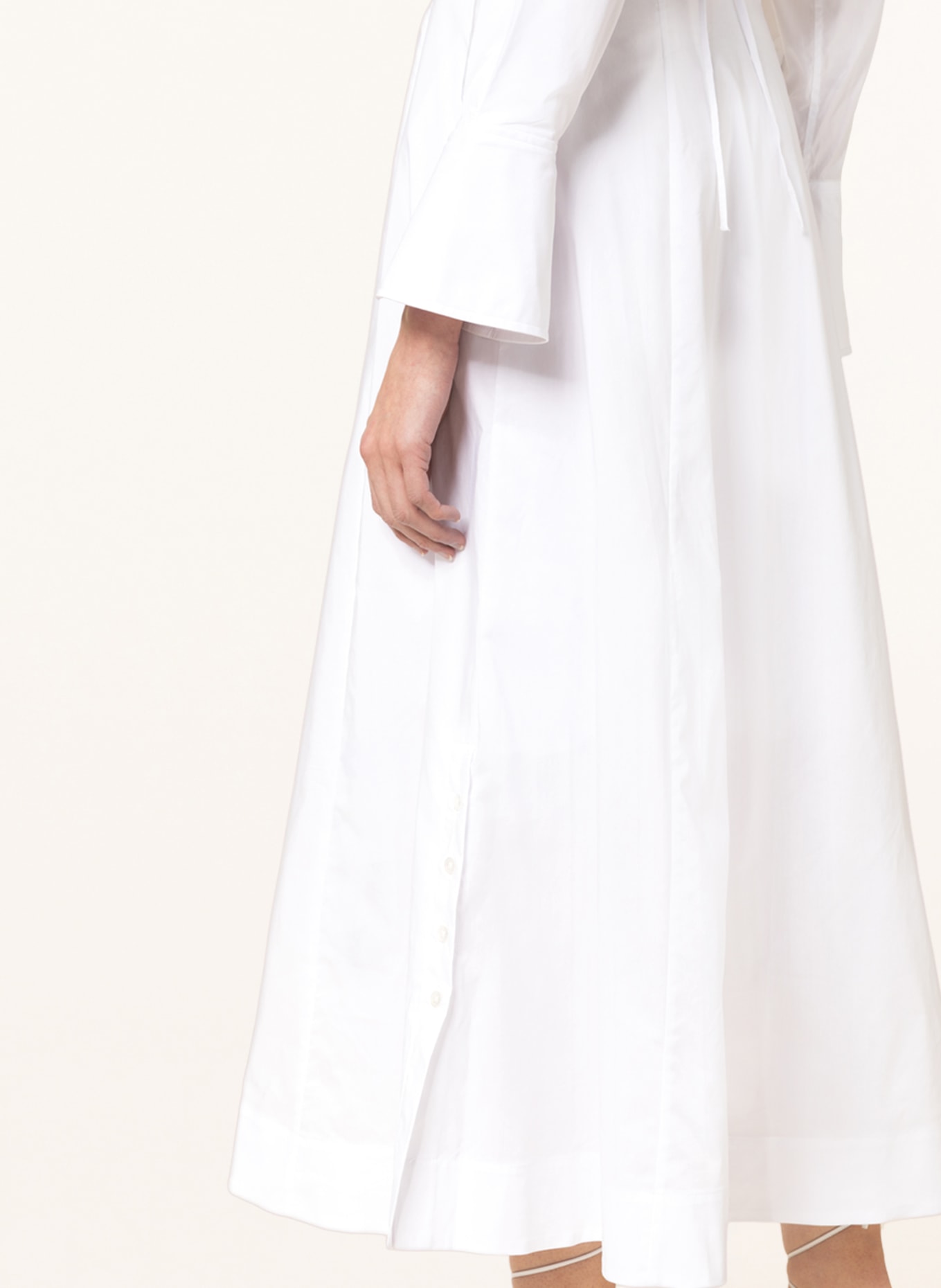 SIMKHAI Dress ALEX with cut-outs, Color: WHITE (Image 4)