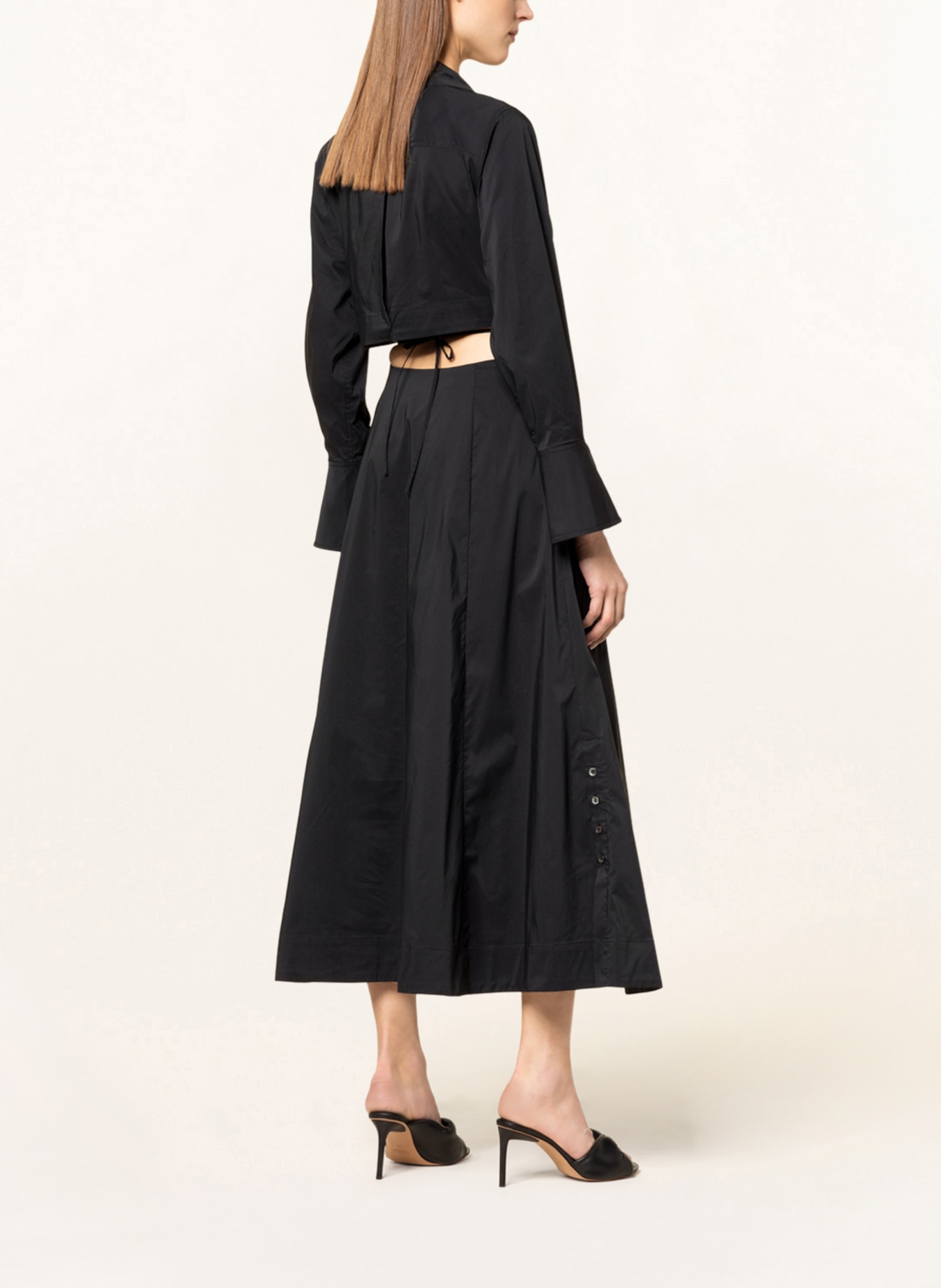 SIMKHAI Dress ALEX with cut-outs, Color: BLACK (Image 3)