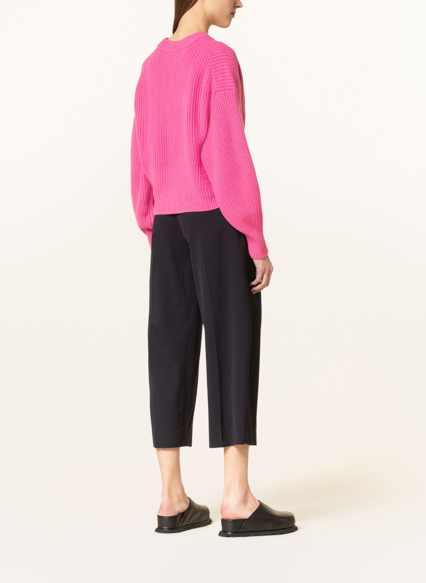 COS Cardigan with cashmere in pink