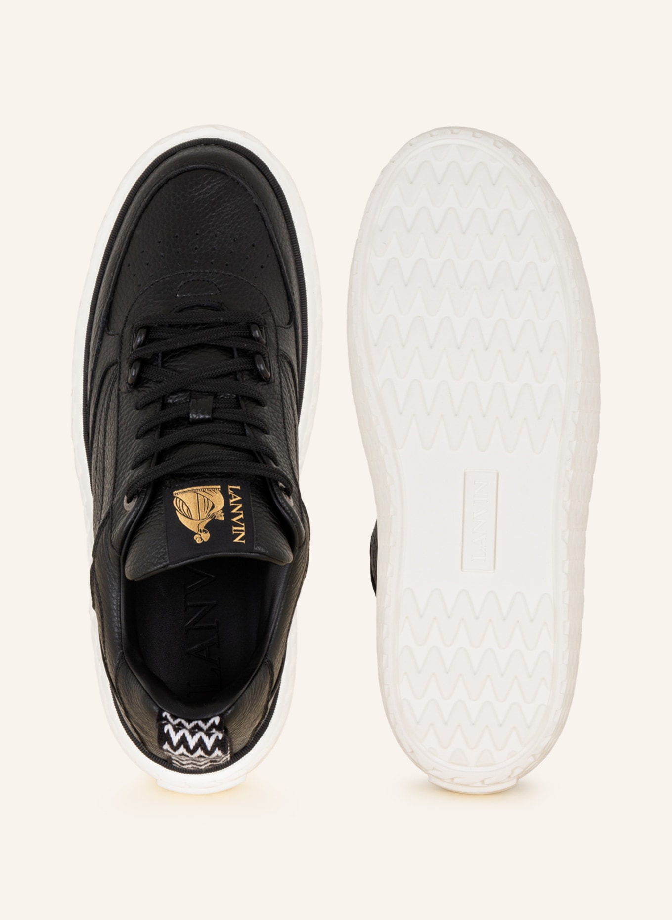 LANVIN Sneakers CURBIES 2, Color: BLACK (Image 5)