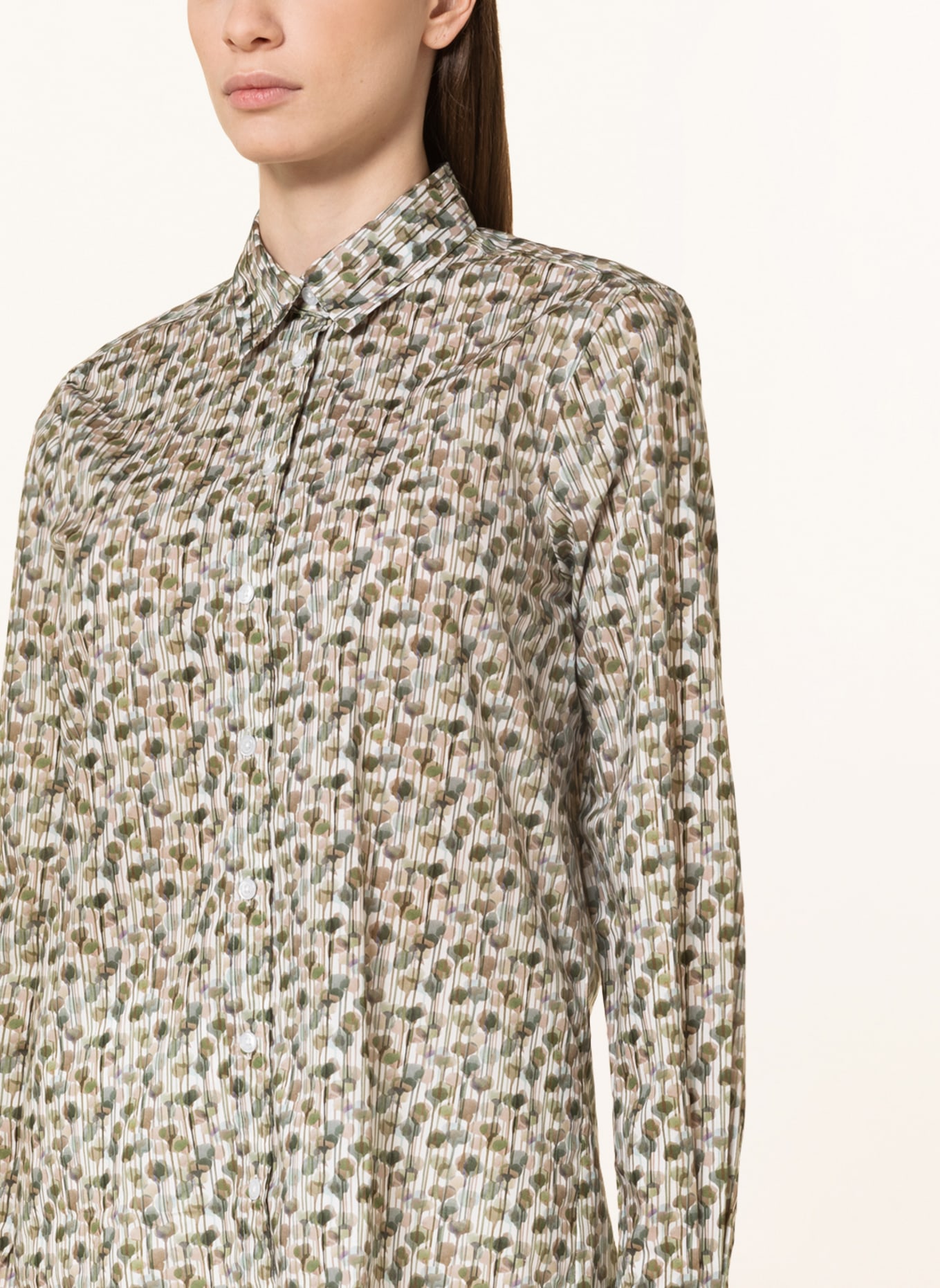 rossana diva Shirt blouse, Color: GREEN/ WHITE (Image 4)