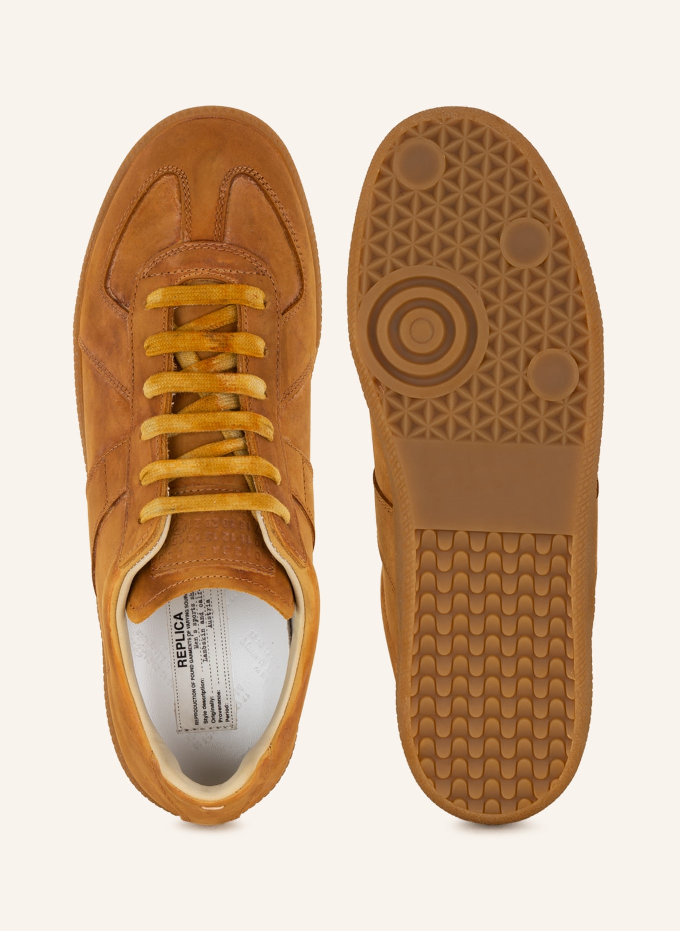 Maison margiela orange shoes sales