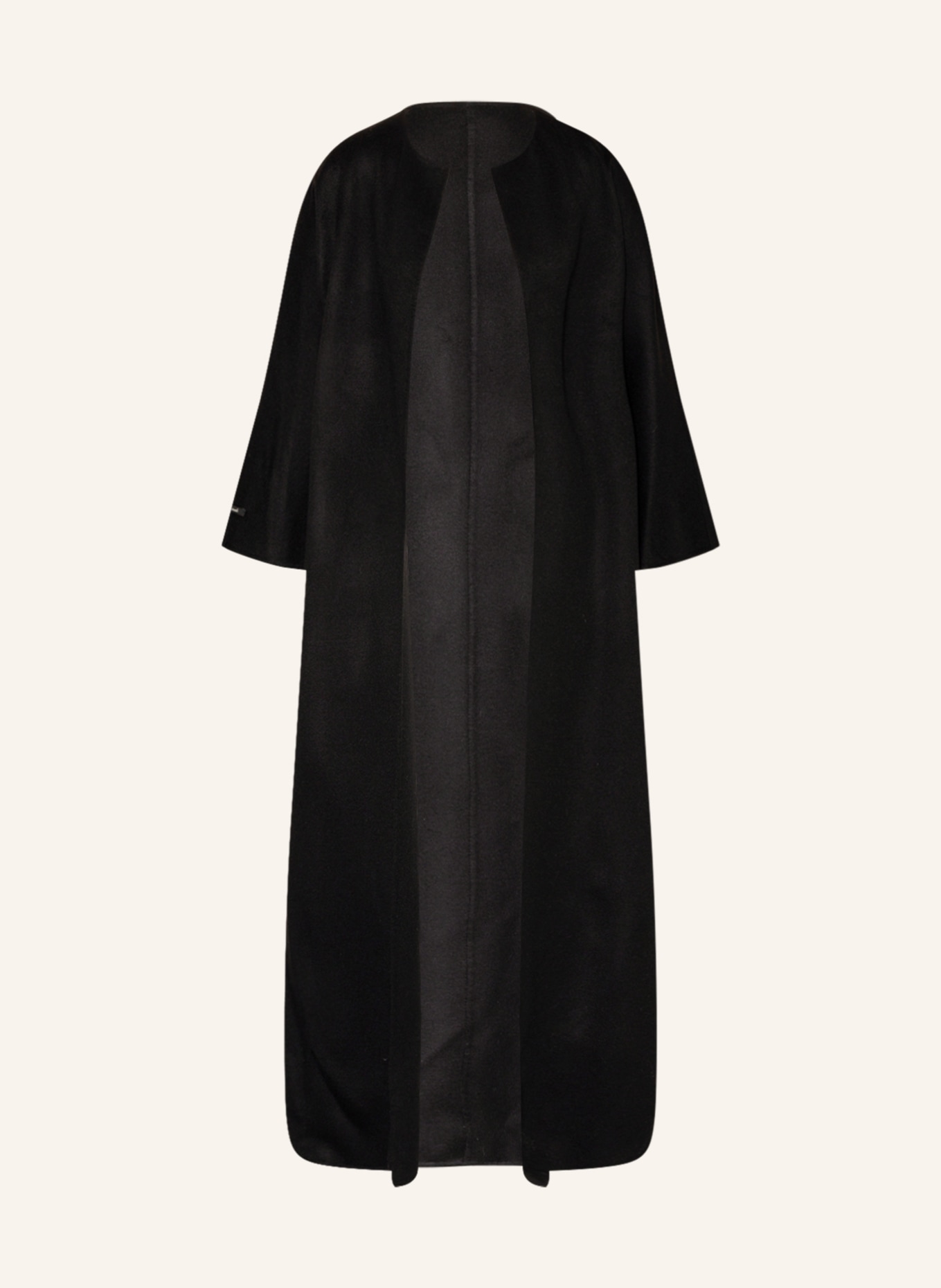 manzoni 24 Wool coat, Color: BLACK (Image 1)
