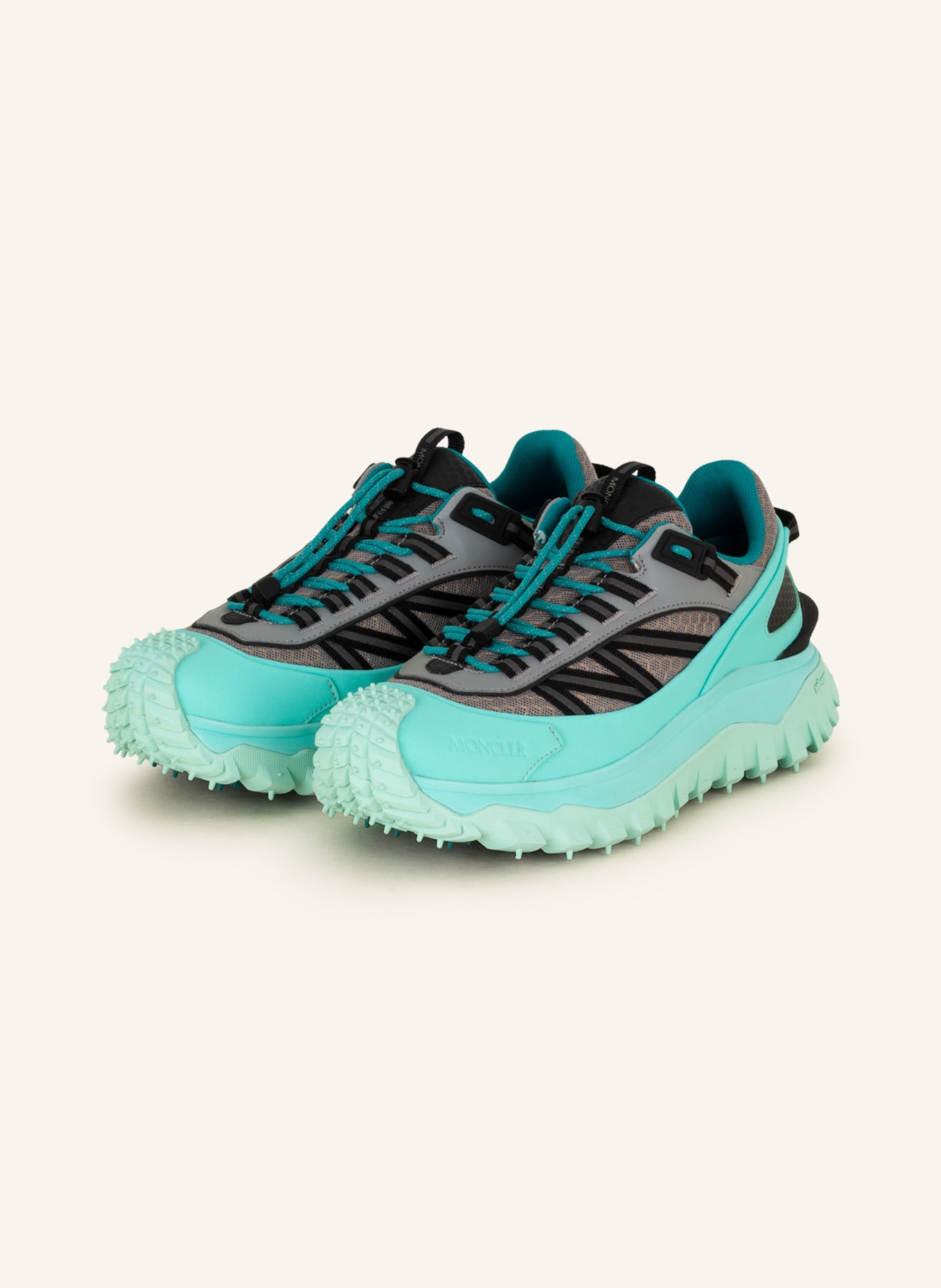 MONCLER Sneakers TRAILGRIP, Color: TURQUOISE/ NEON TURQUOISE/ GRAY (Image 1)
