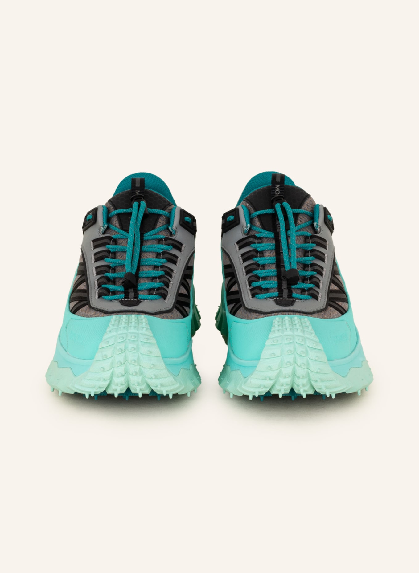 MONCLER Sneakers TRAILGRIP, Color: TURQUOISE/ NEON TURQUOISE/ GRAY (Image 3)
