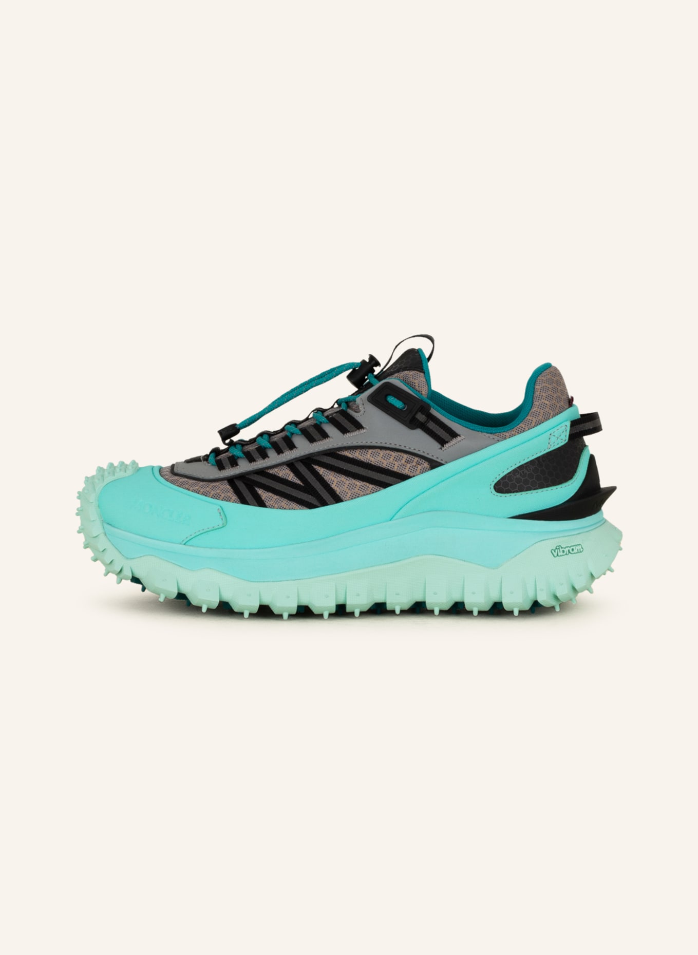 MONCLER Sneakers TRAILGRIP, Color: TURQUOISE/ NEON TURQUOISE/ GRAY (Image 4)