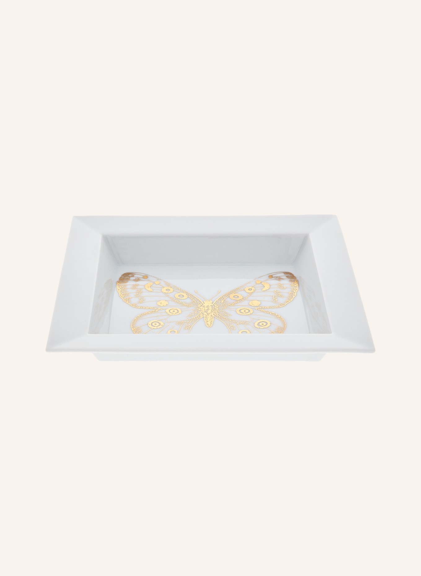 MEISSEN PORZELLAN-MANUFAKTUR Bowl FLYING WONDER, Color: WHITE/ GOLD (Image 1)