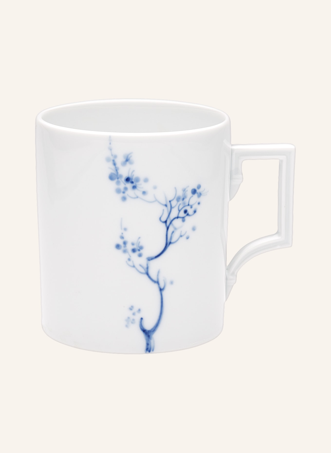 MEISSEN PORZELLAN-MANUFAKTUR Mug BLUE ORCHID, Color: WHITE/ BLUE (Image 1)