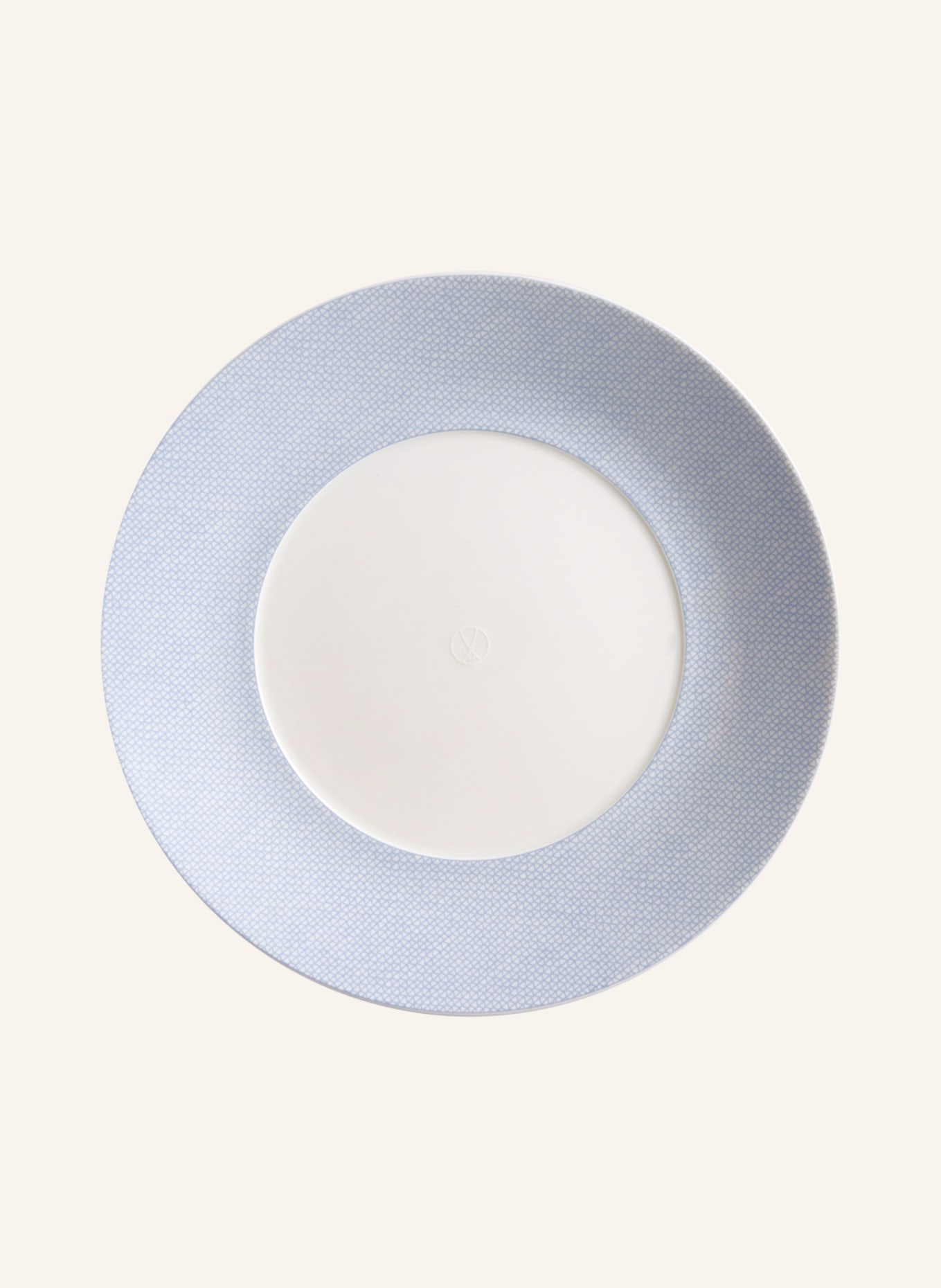 MEISSEN PORZELLAN-MANUFAKTUR Dinner plate COSMOPOLITAN MESH, Color: WHITE/ BLUE (Image 1)