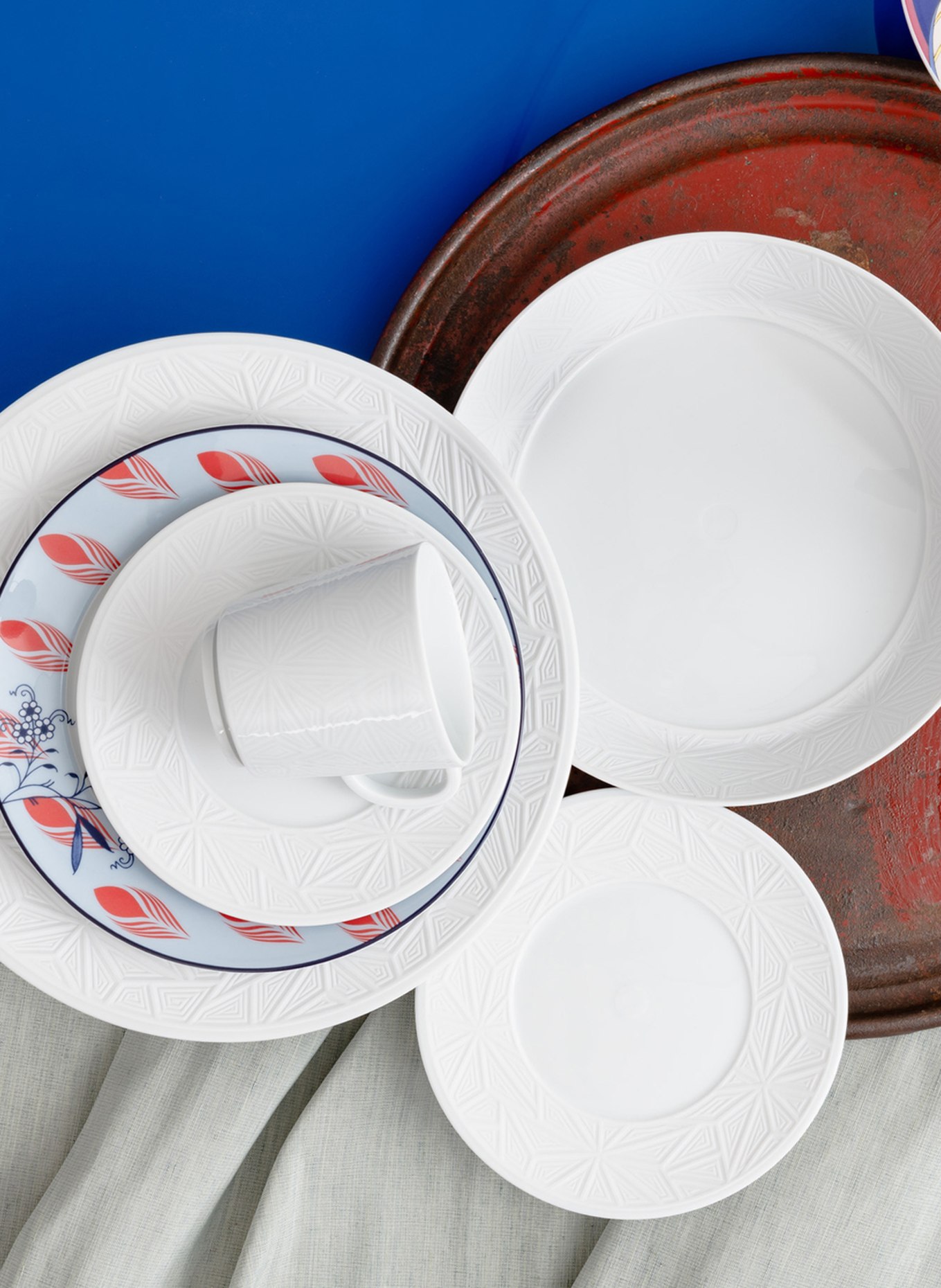 MEISSEN PORZELLAN-MANUFAKTUR Dinner plate VITRUV, Color: WHITE (Image 4)