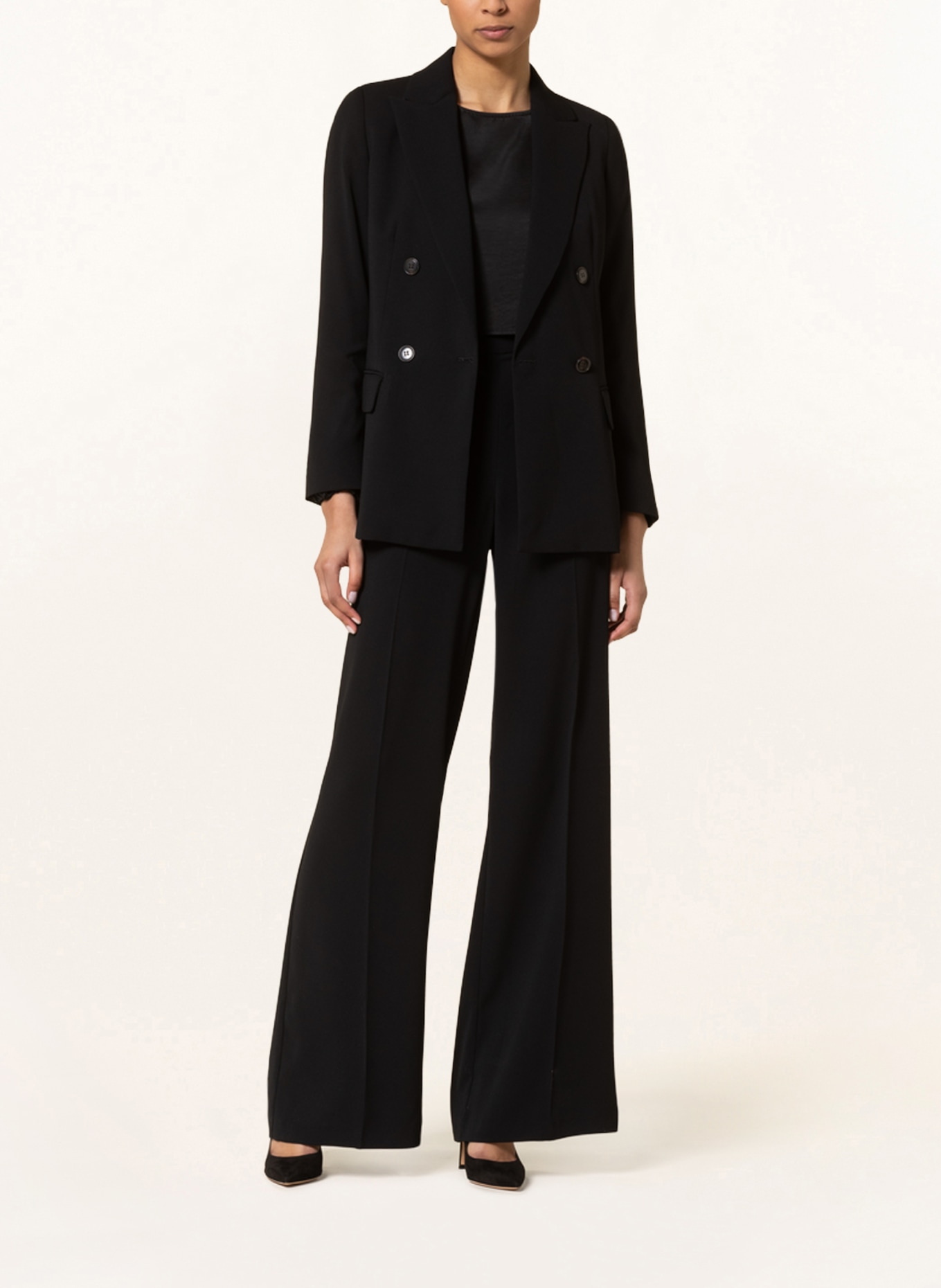 MAX & Co. Marlenehose NANTES: SCHWARZ