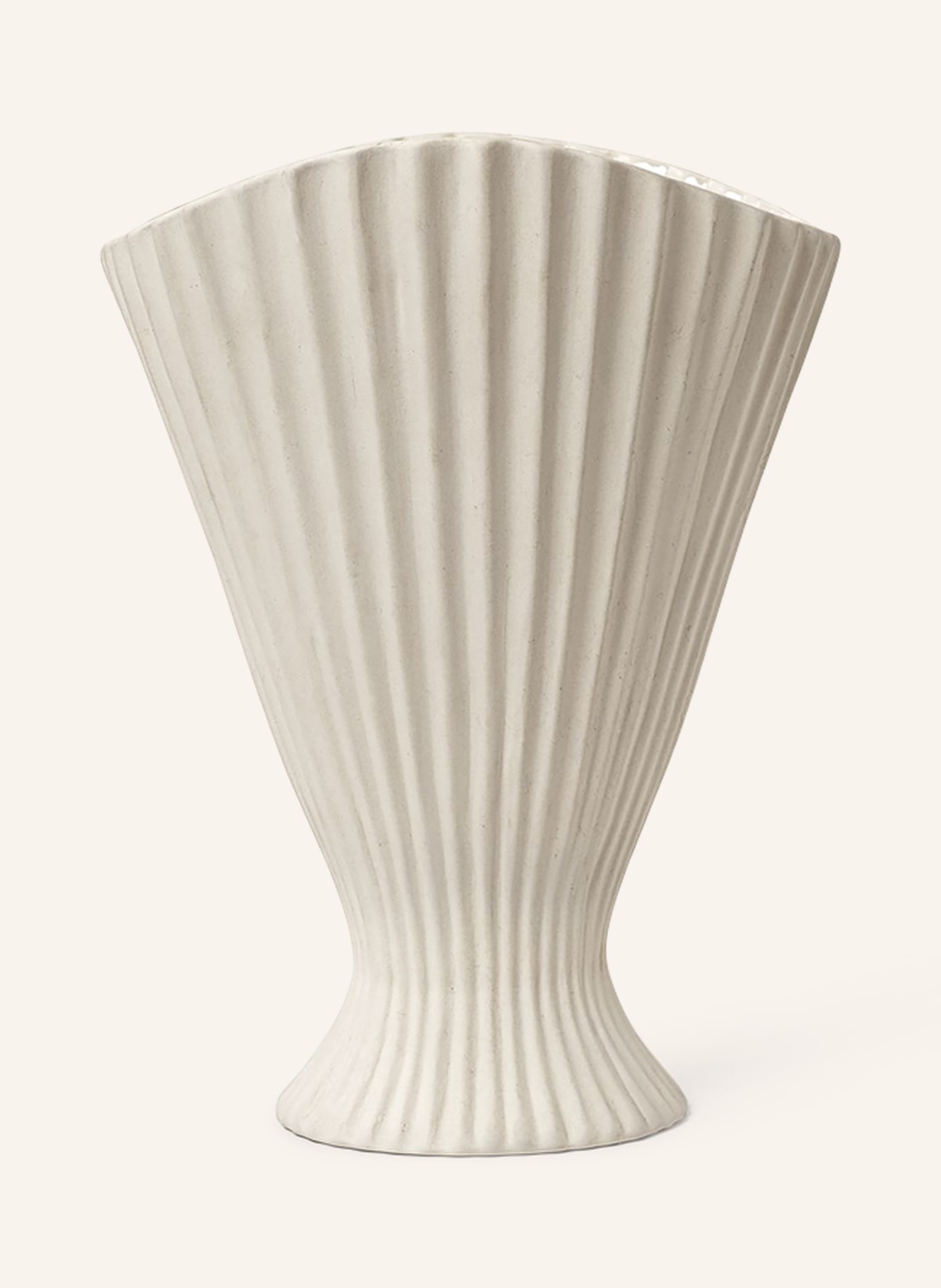 Ferm LIVING Vase FOUNTAIN, Color: CREAM (Image 1)