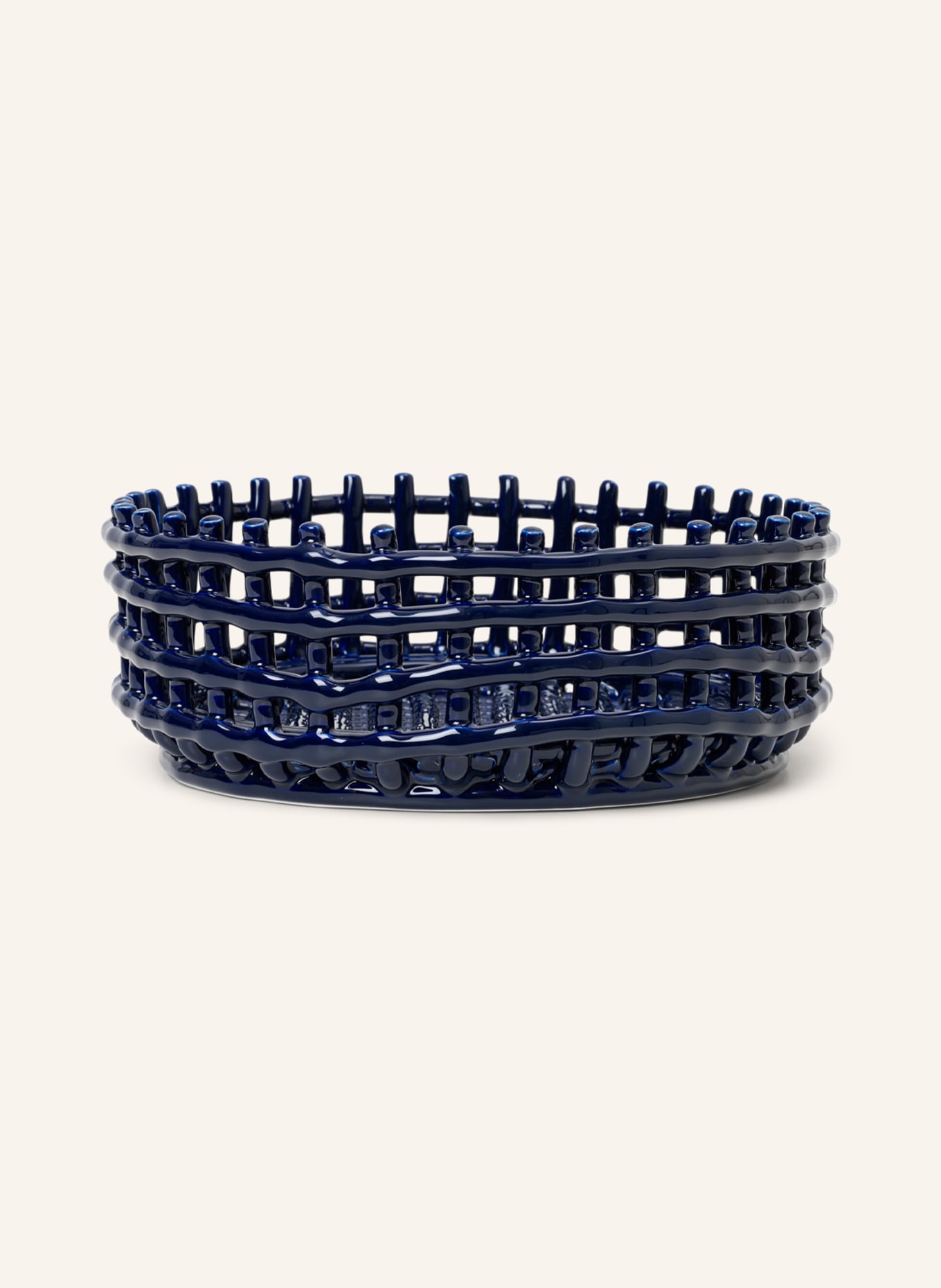 Ferm LIVING Korb CERAMIC: BLAU