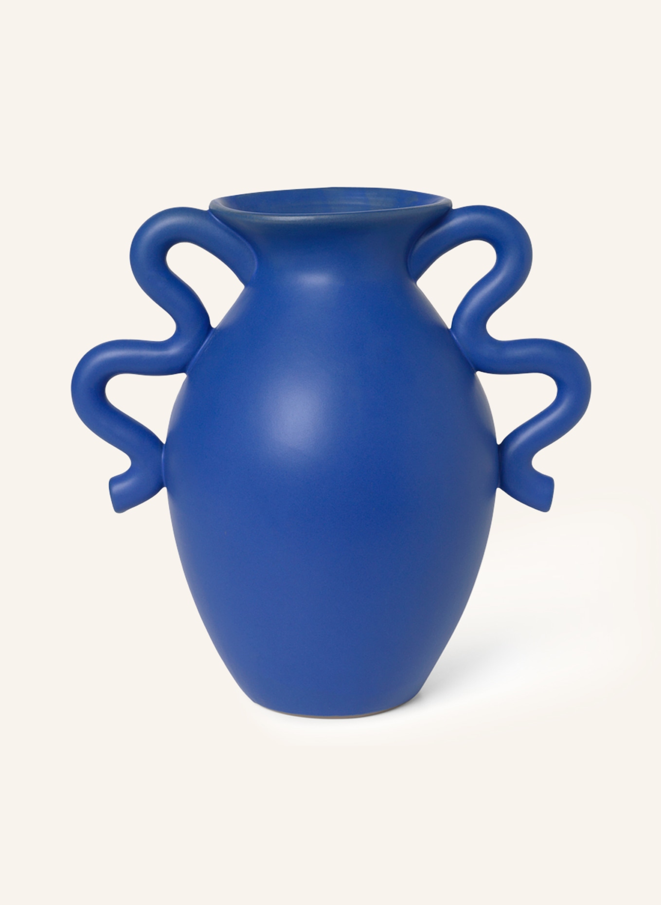 Ferm LIVING Vase VERSO, Farbe: BLAU (Bild 1)
