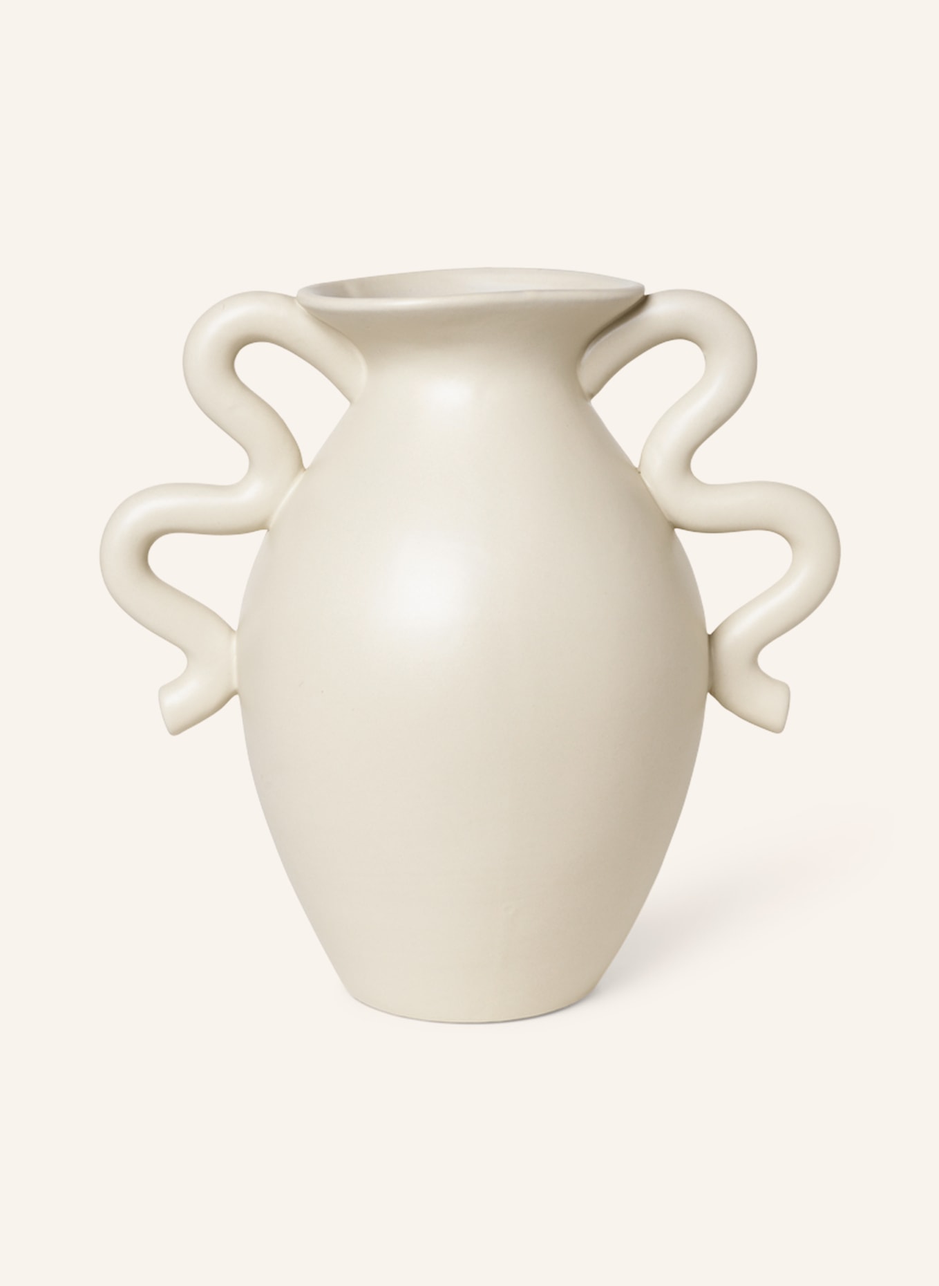 Ferm LIVING Vase VERSO, Farbe: CREME (Bild 1)
