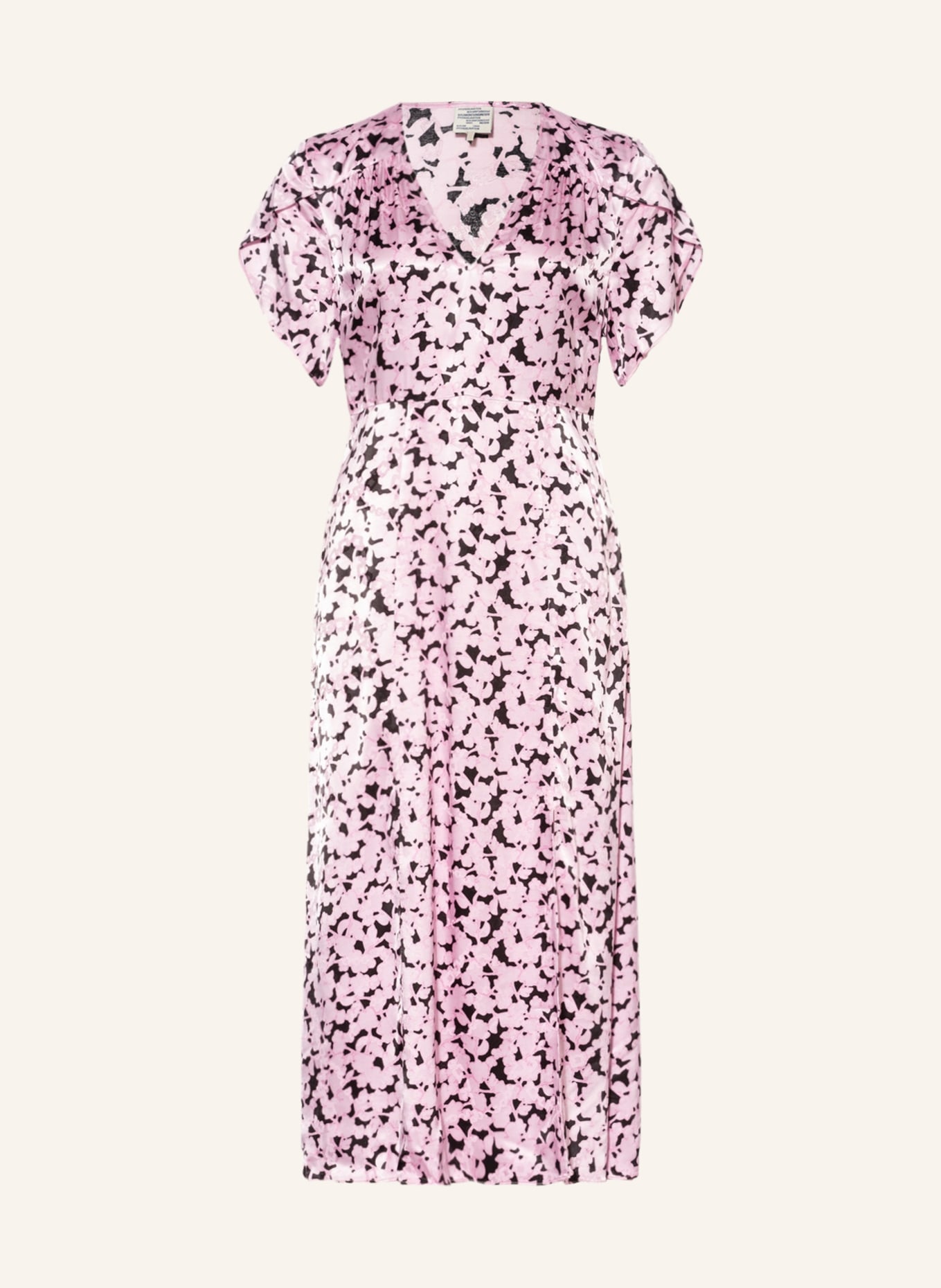 BAUM UND PFERDGARTEN Kleid AIYANNA, Farbe: ROSA/ SCHWARZ (Bild 1)
