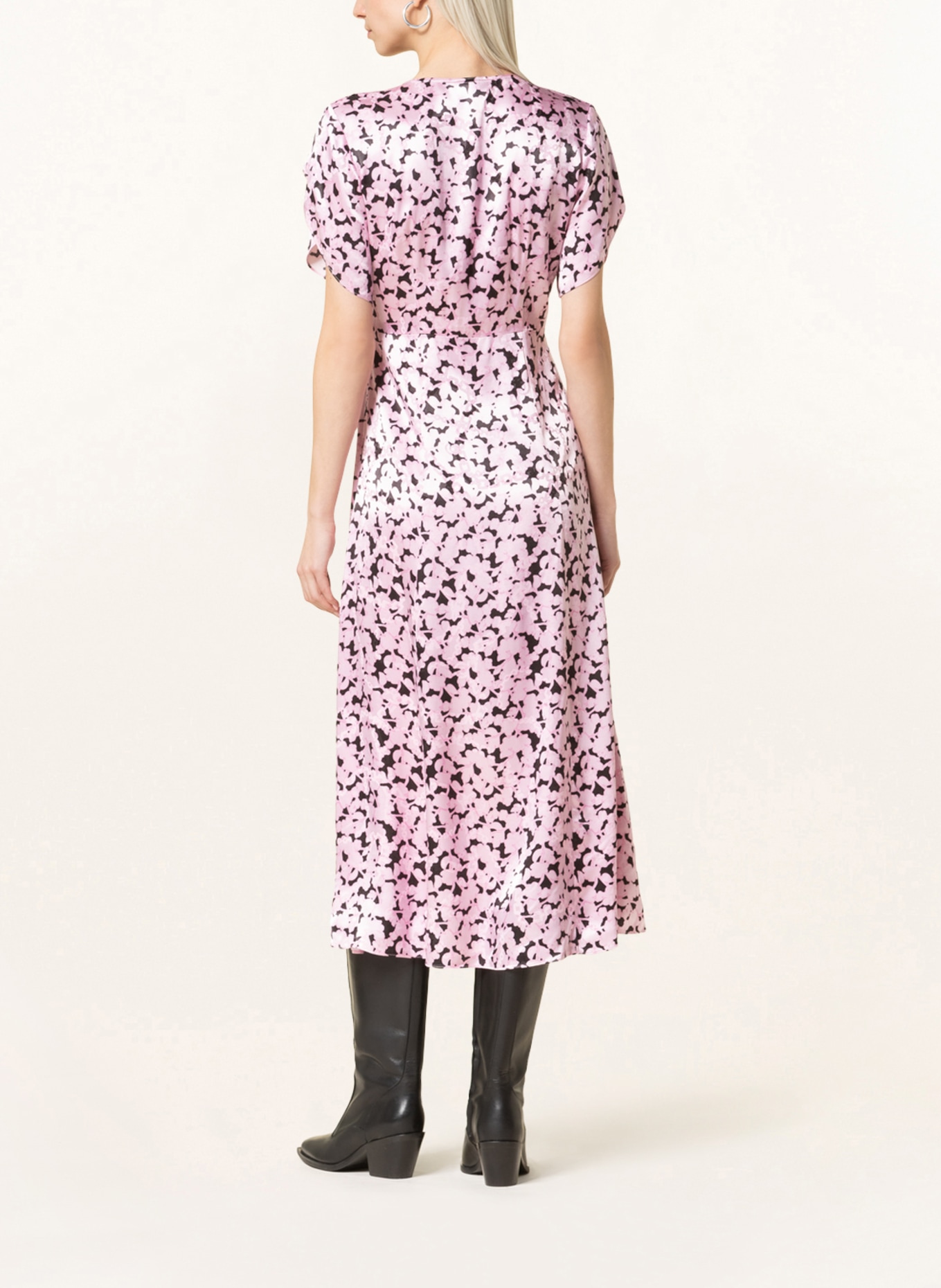 BAUM UND PFERDGARTEN Kleid AIYANNA, Farbe: ROSA/ SCHWARZ (Bild 3)