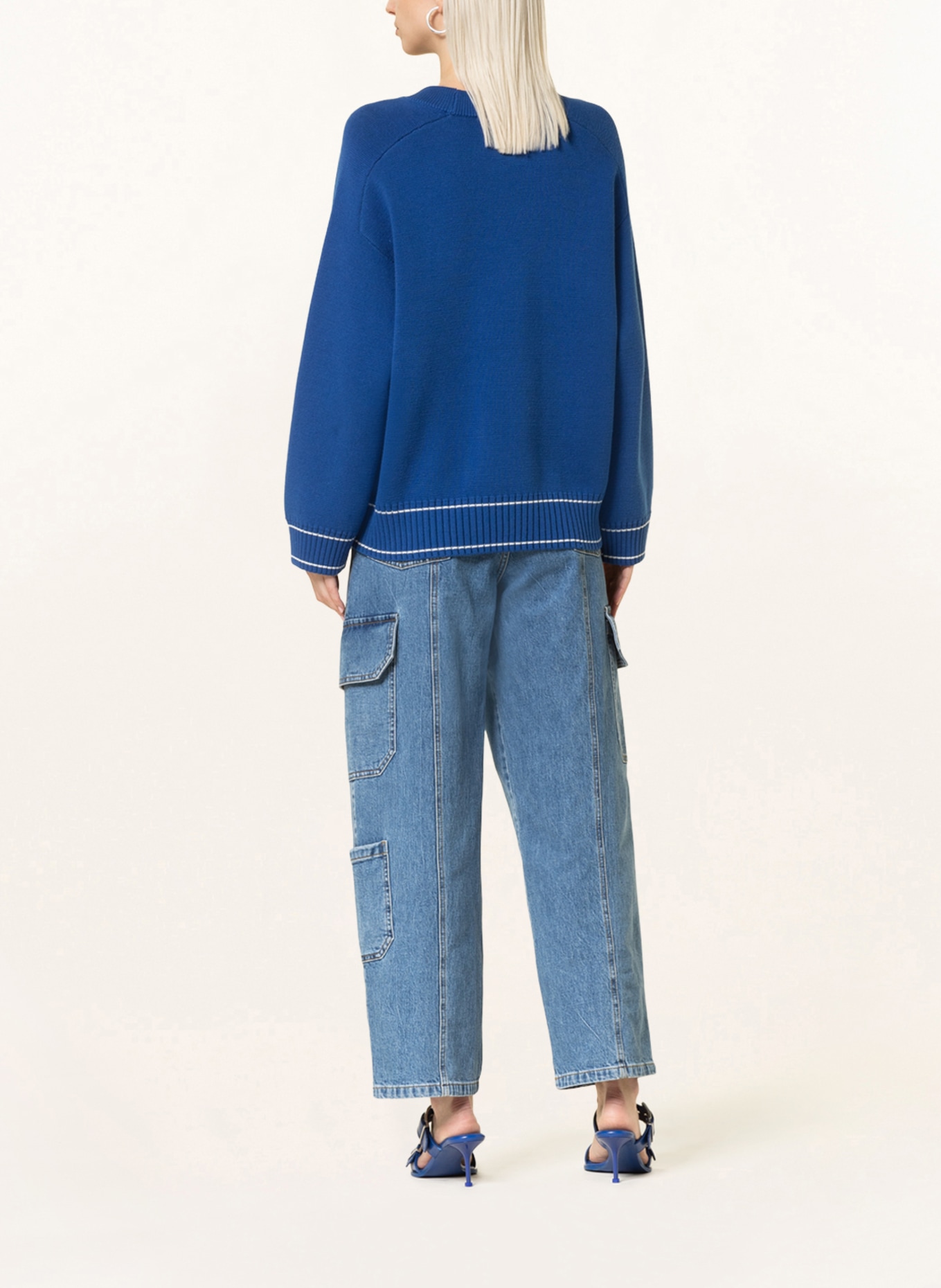 BAUM UND PFERDGARTEN Sweater CLOVER, Color: BLUE (Image 3)