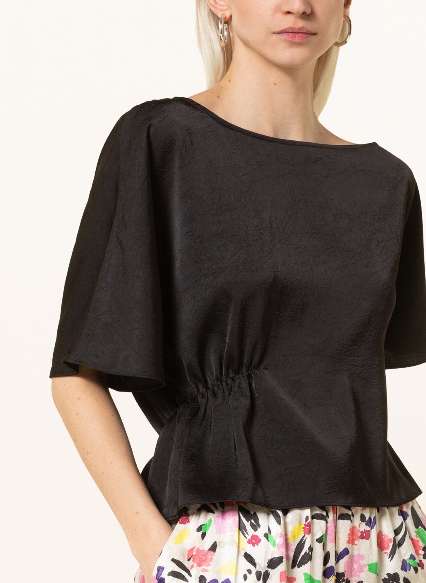 BAUM UND PFERDGARTEN Shirt blouse MARGEAUX, Color: BLACK (Image 4)