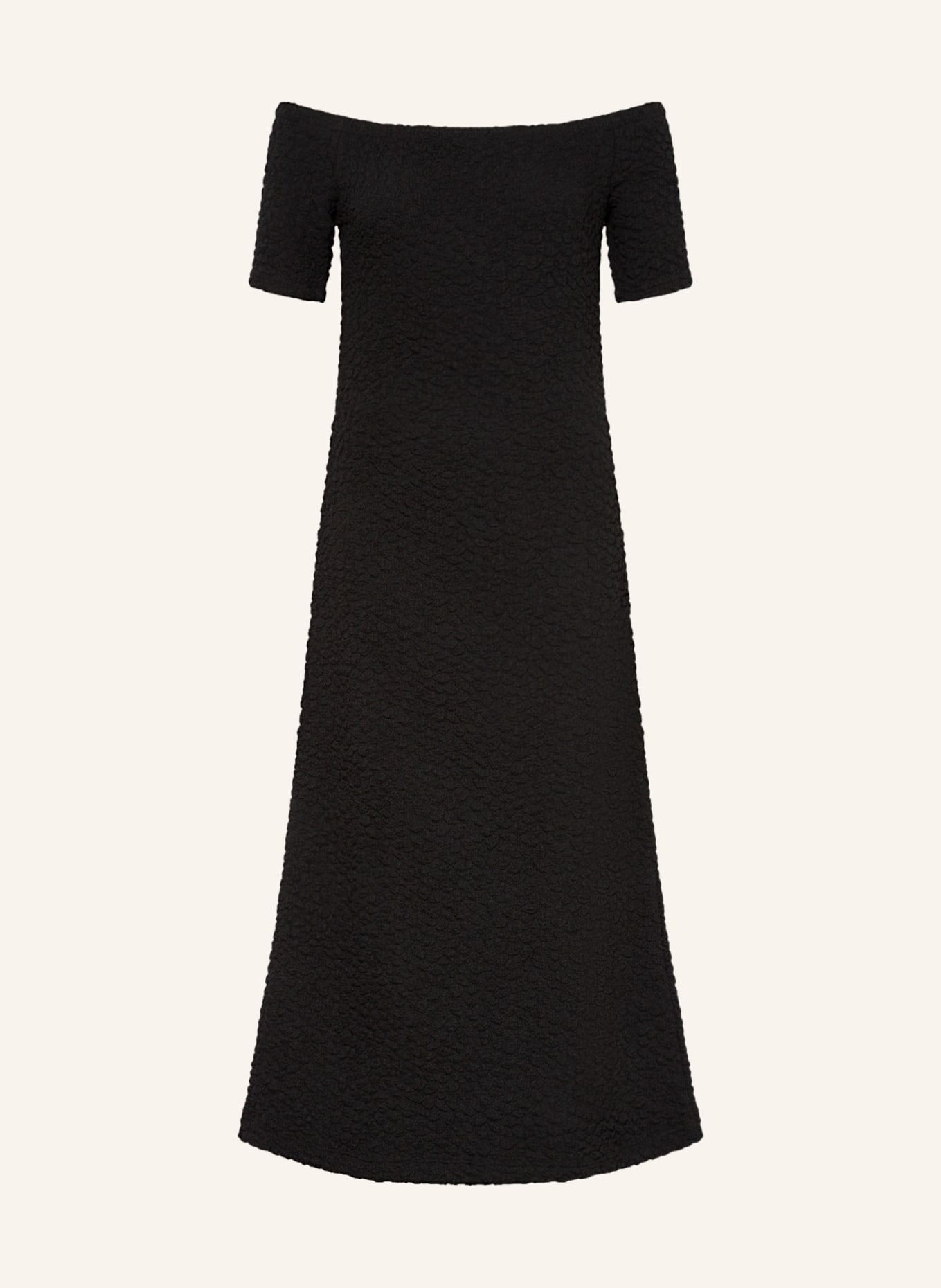 BAUM UND PFERDGARTEN Off-shoulder dress JUJU, Color: BLACK (Image 1)