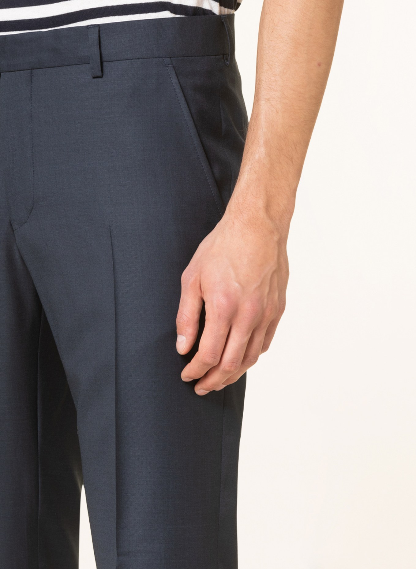 CHAS Spodnie garniturowe slim fit, Kolor: 1/176 Navy (Obrazek 6)