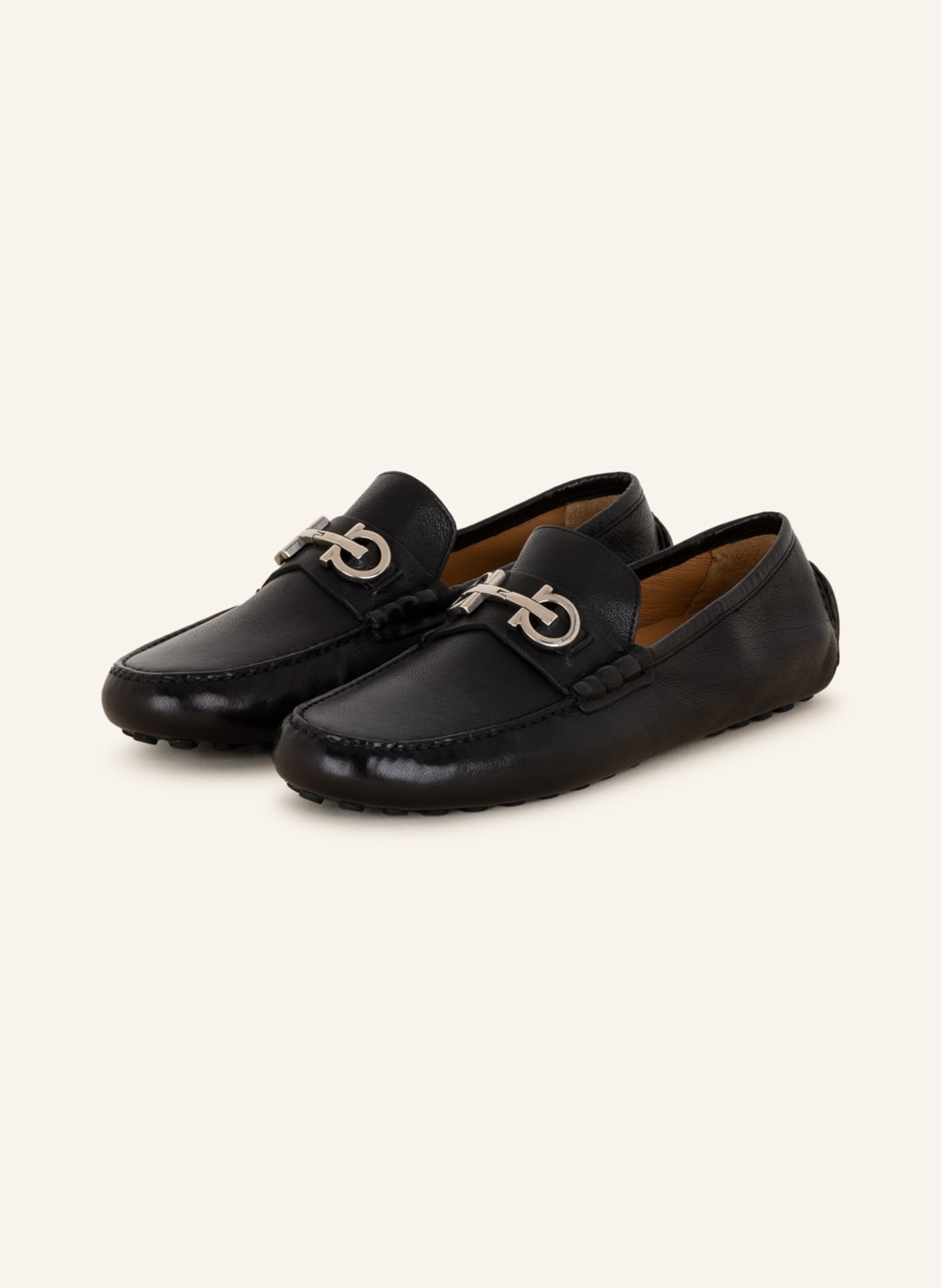 FERRAGAMO Loafers in black