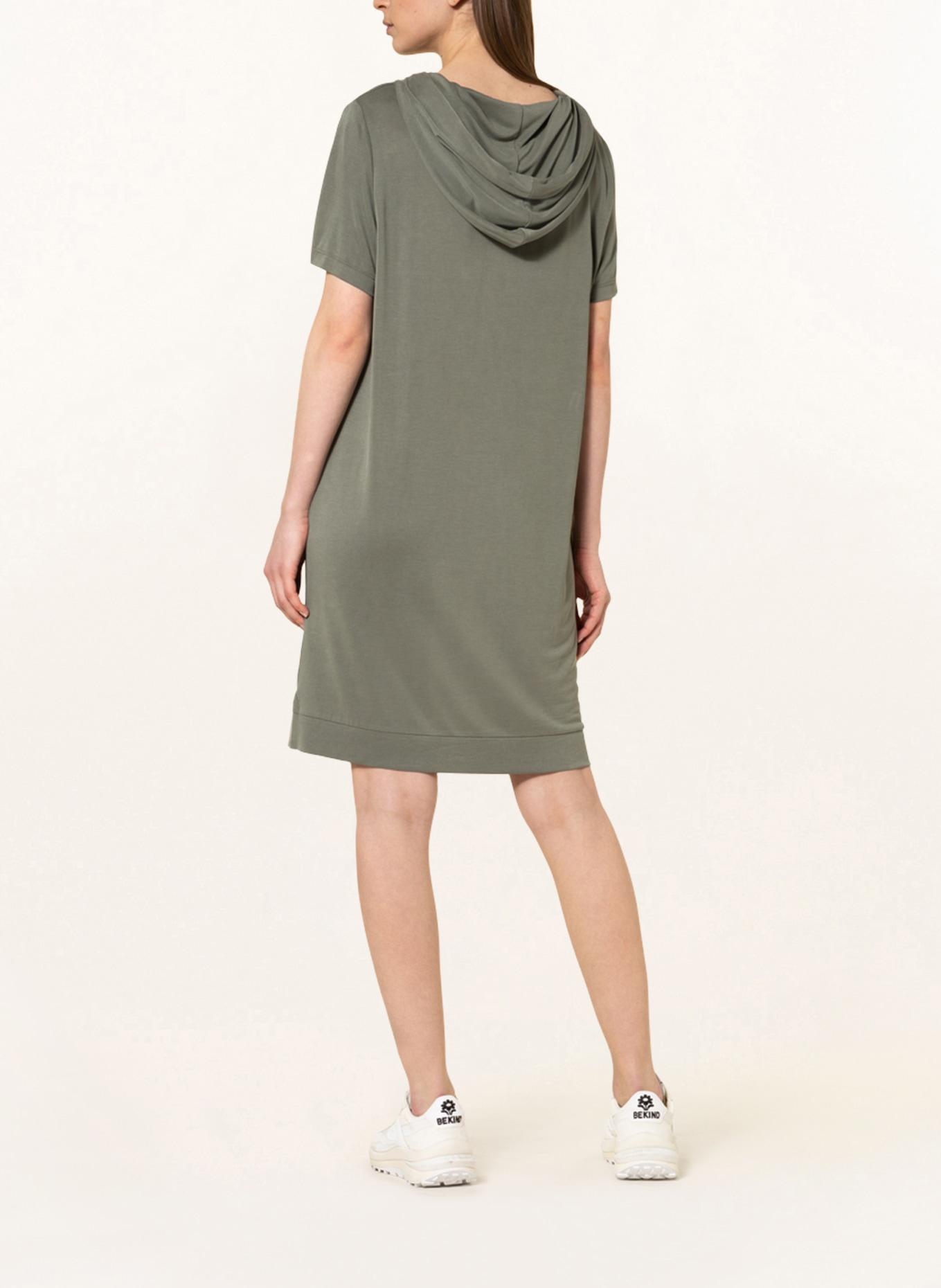 FrogBox Hoodie dress , Color: OLIVE (Image 3)