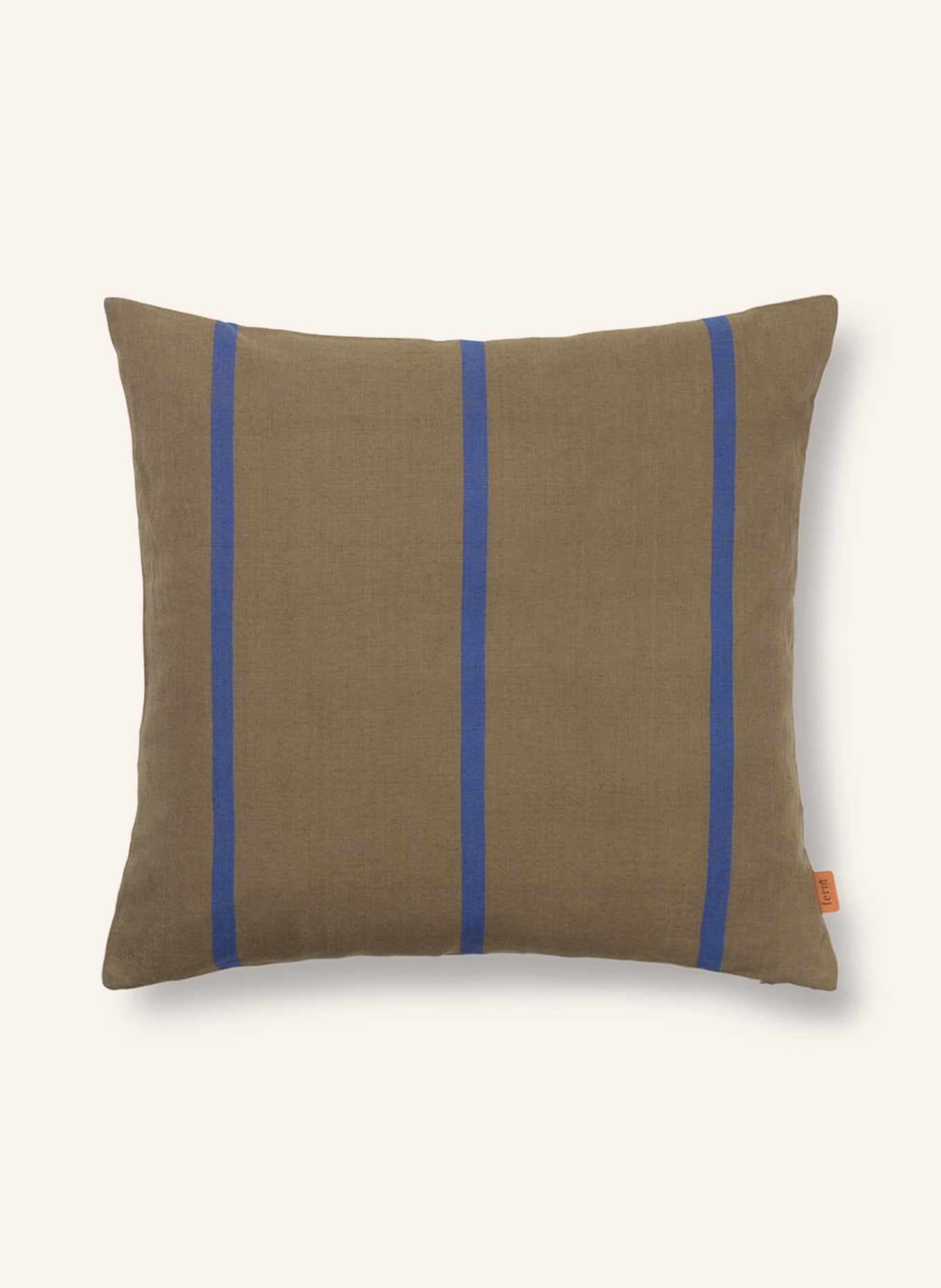Ferm LIVING Decorative cushion cover, Color: OLIVE/ BLUE (Image 1)