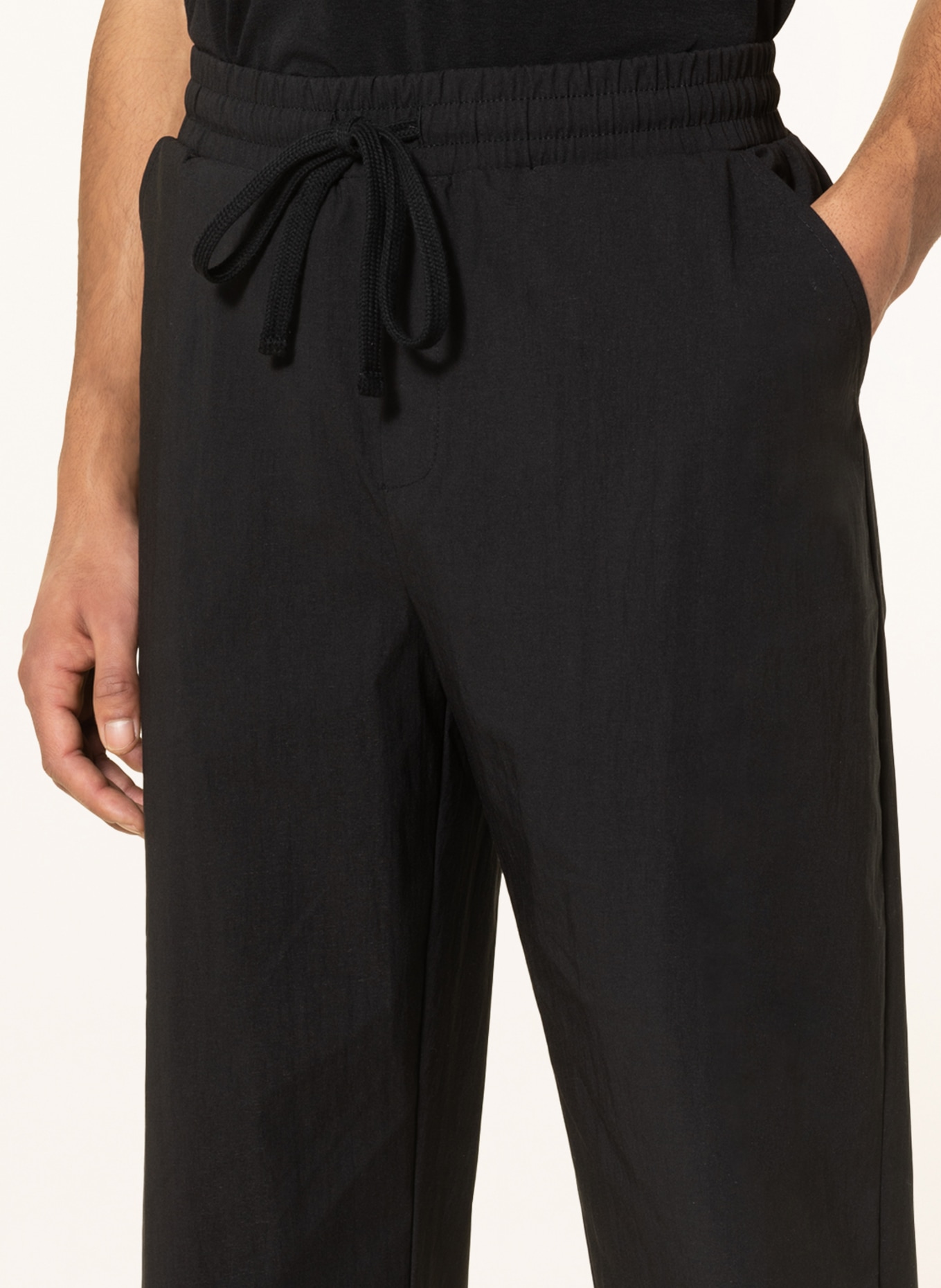 thom/krom Pants in jogger style, Color: BLACK (Image 5)