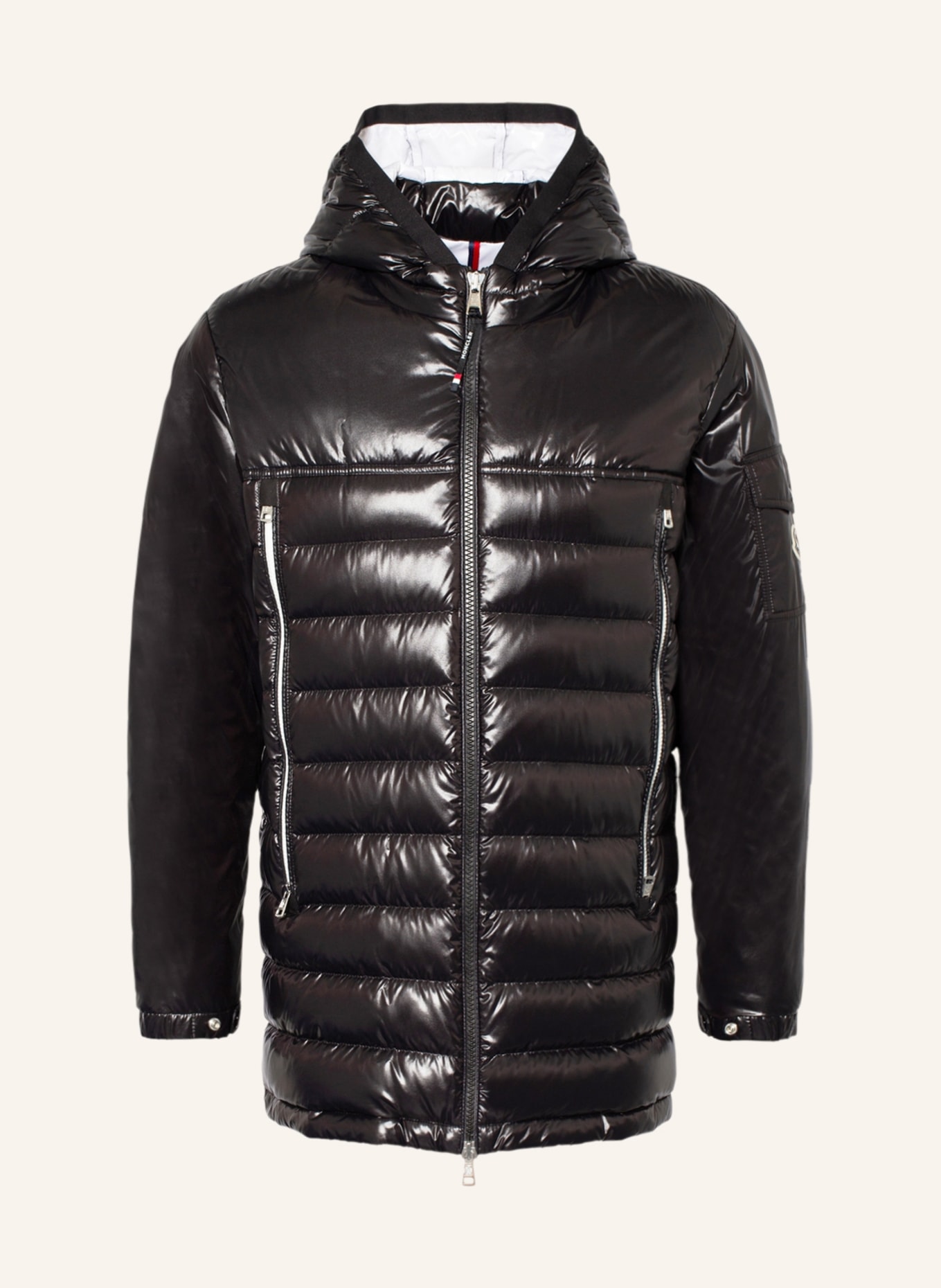 MONCLER Down jacket AVEYRON, Color: BLACK (Image 1)