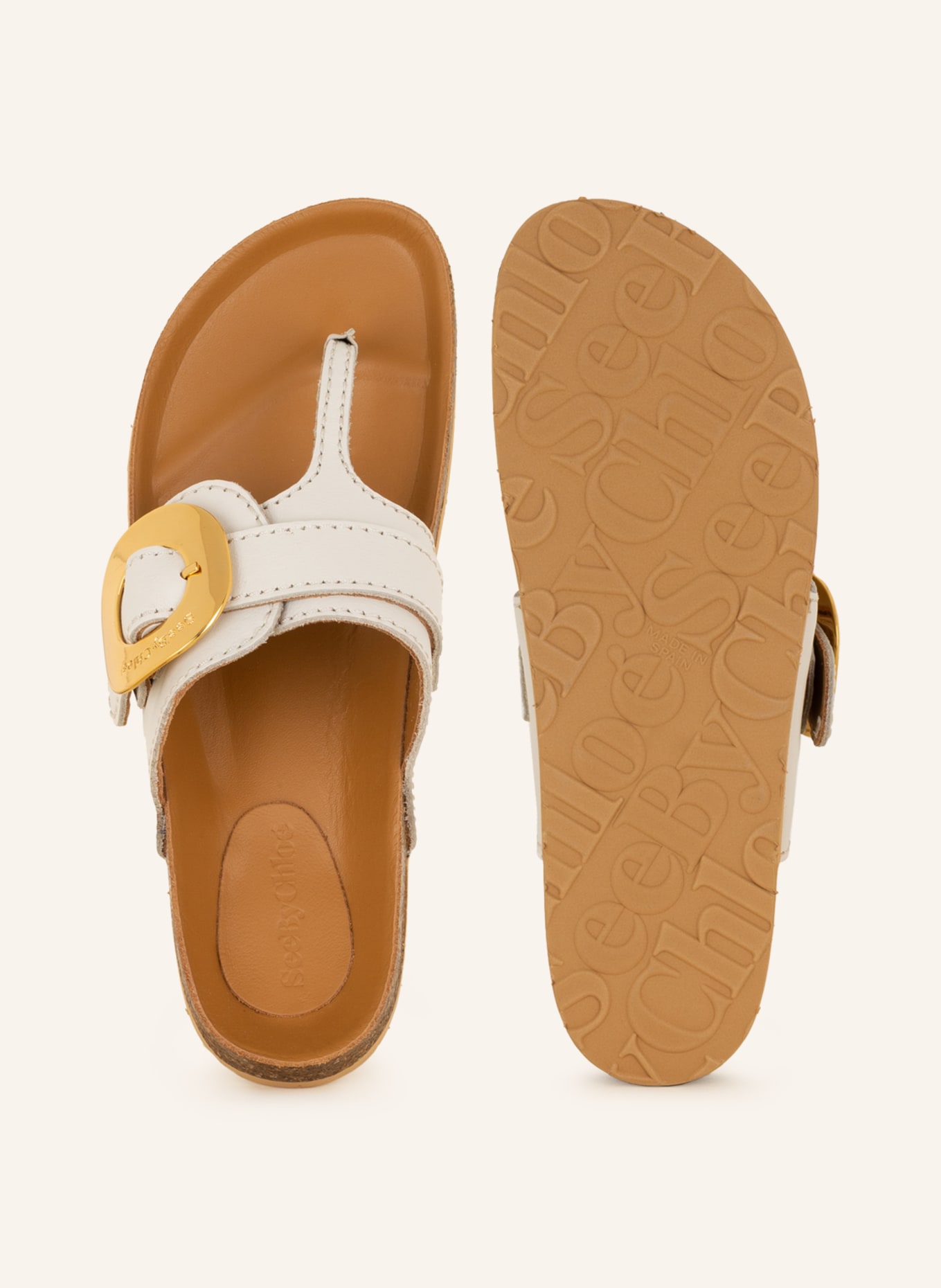 SEE BY CHLOÉ Flip flops CHANY, Color: 139 ivory (Image 5)