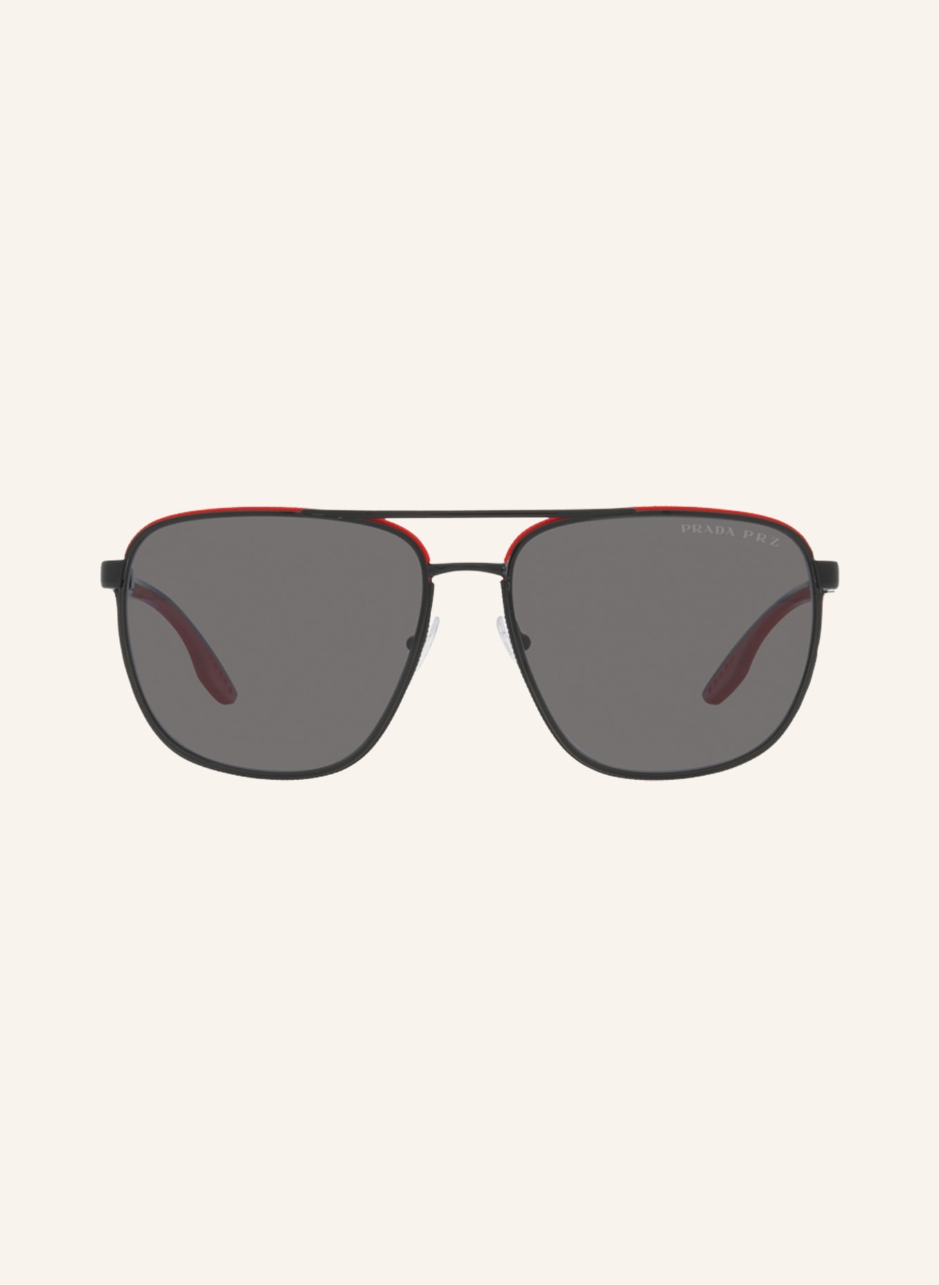 PRADA LINEA ROSSA Sonnenbrille PS 50YS: 19G02G - SCHWARZ/ DUNKELGRAU