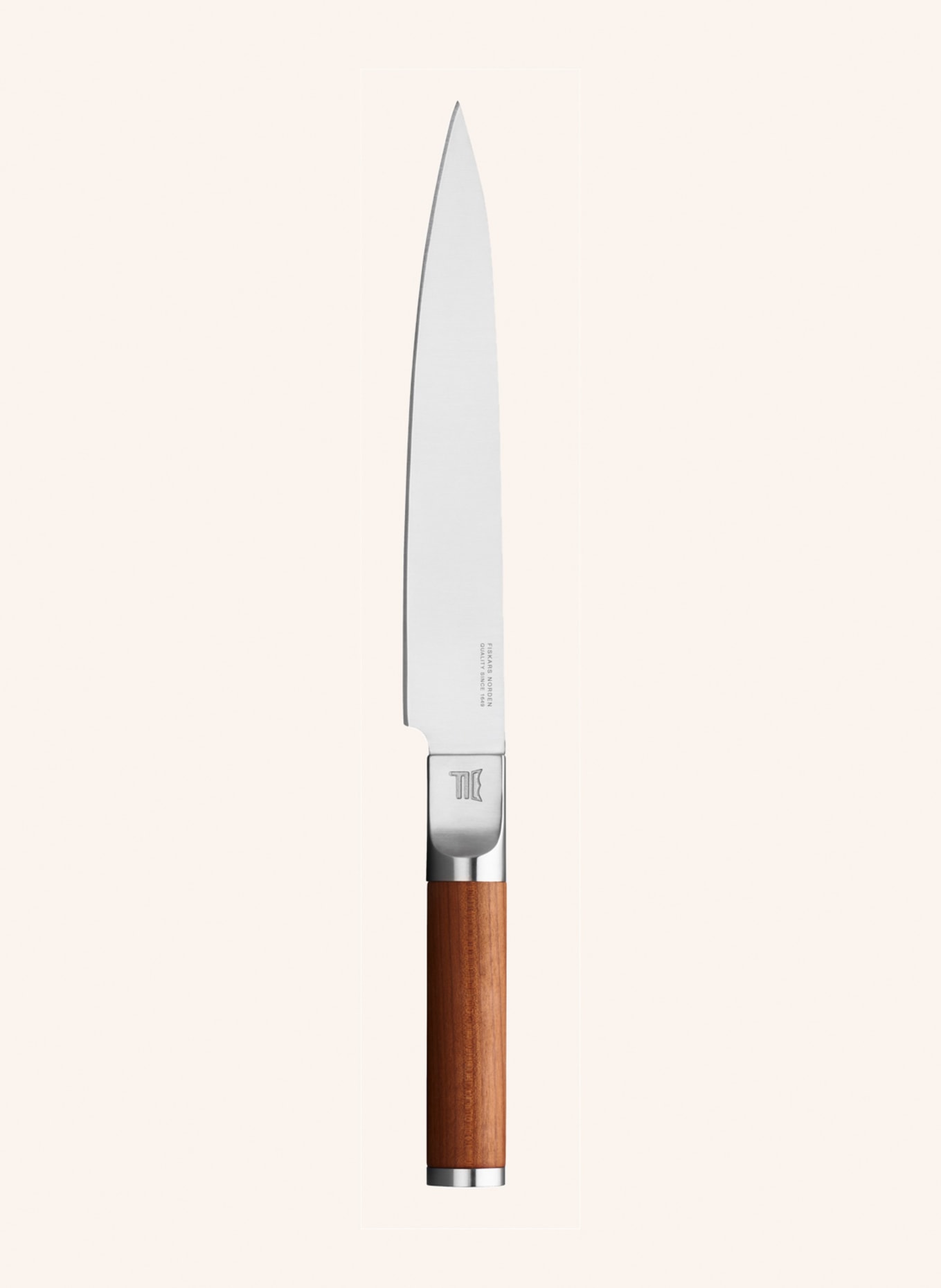 FISKARS Carving knife NORDEN, Color: SILVER/ BROWN (Image 1)