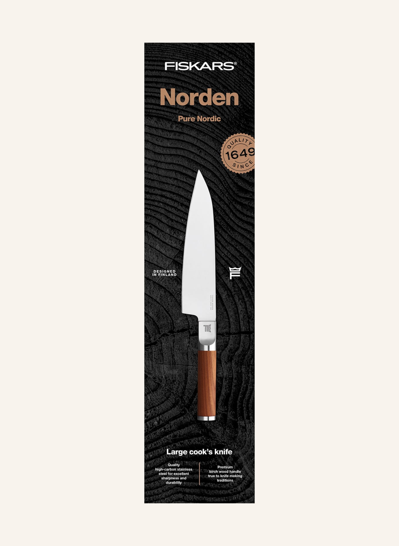 Fiskars Norden large cook's knife