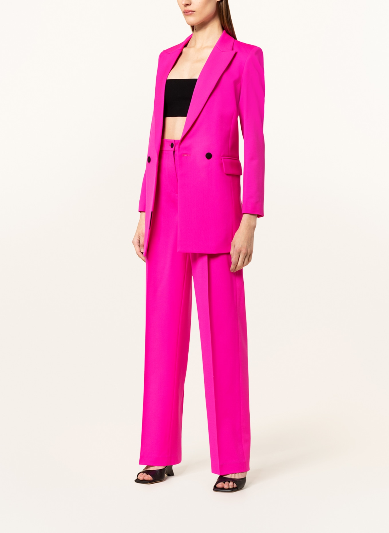 MARCELL VON BERLIN Wide leg trousers, Color: PINK (Image 2)