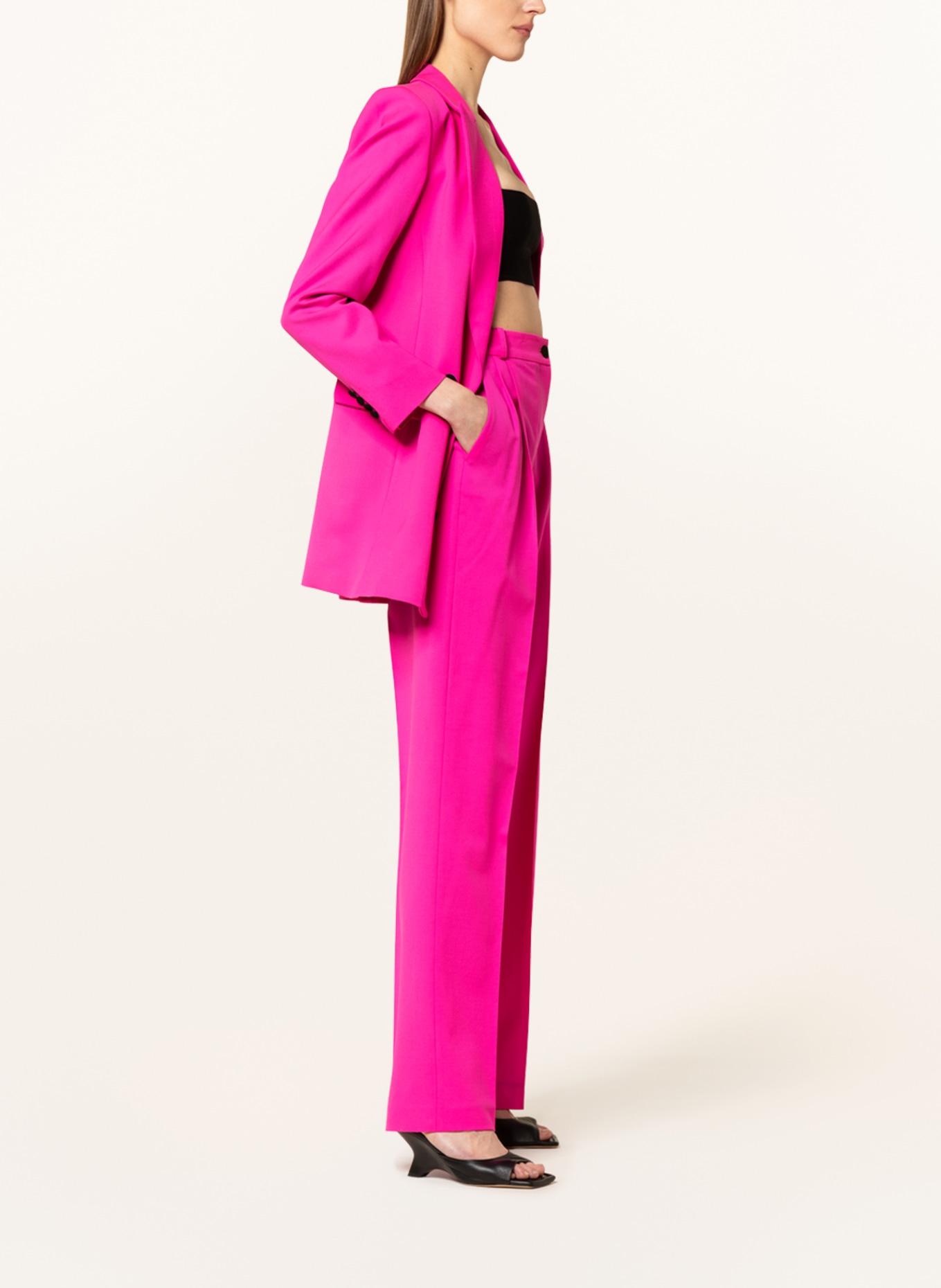 MARCELL VON BERLIN Wide leg trousers, Color: PINK (Image 4)