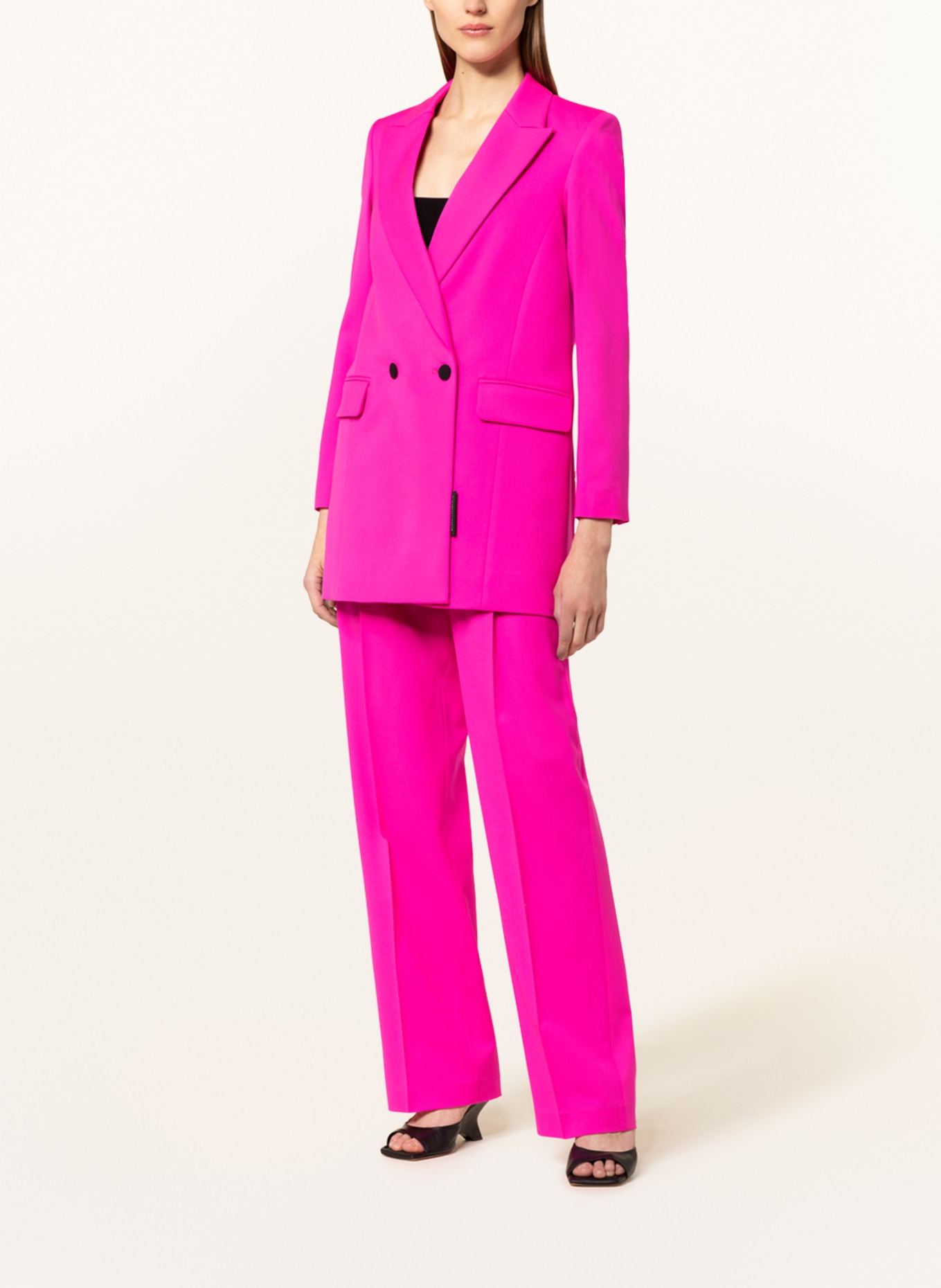 MARCELL VON BERLIN Long blazer, Color: PINK (Image 2)