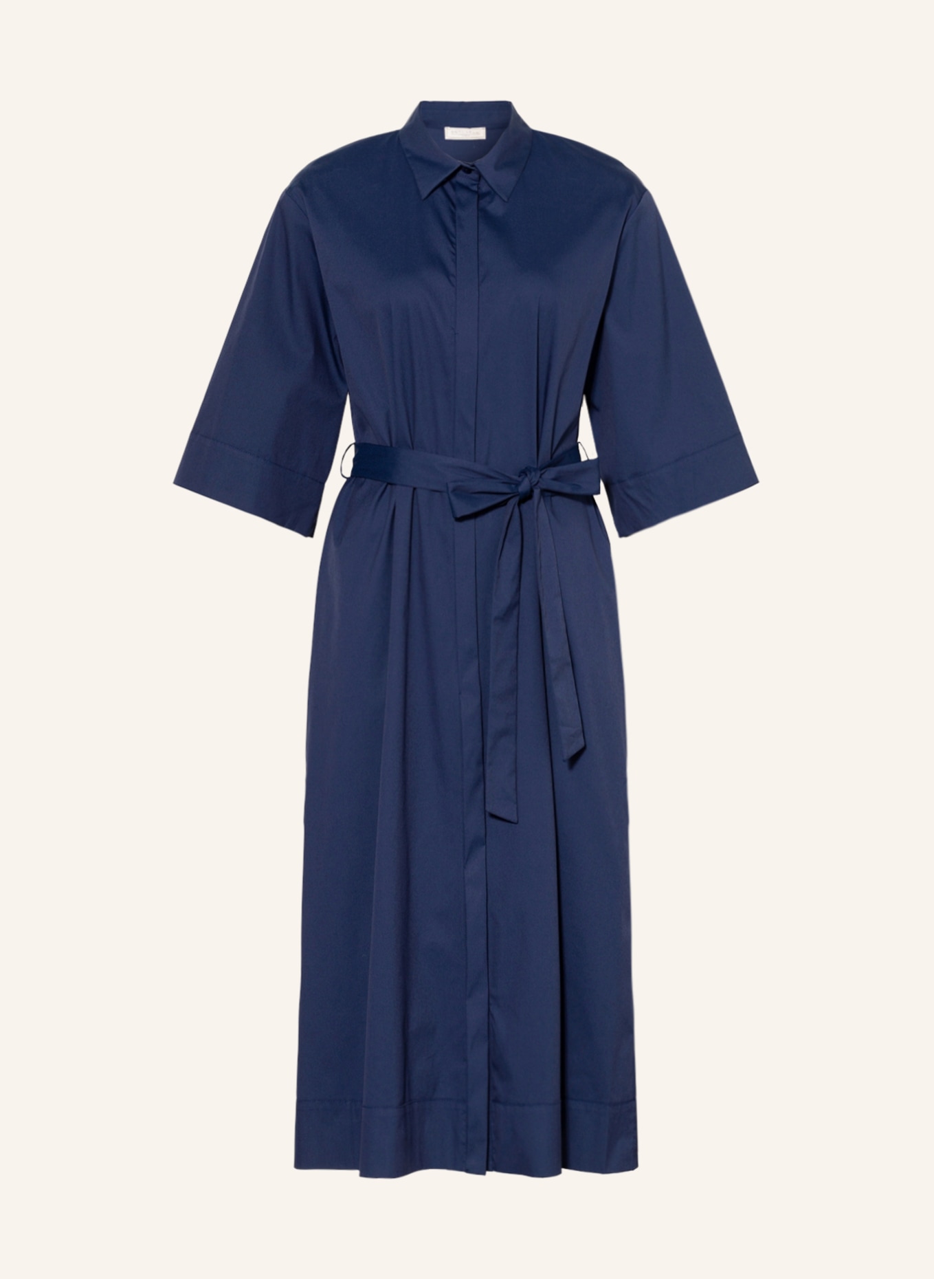 ANTONELLI firenze Košilové šaty s 3/4 rukávem , Barva: TMAVĚ MODRÁ (Obrázek 1)