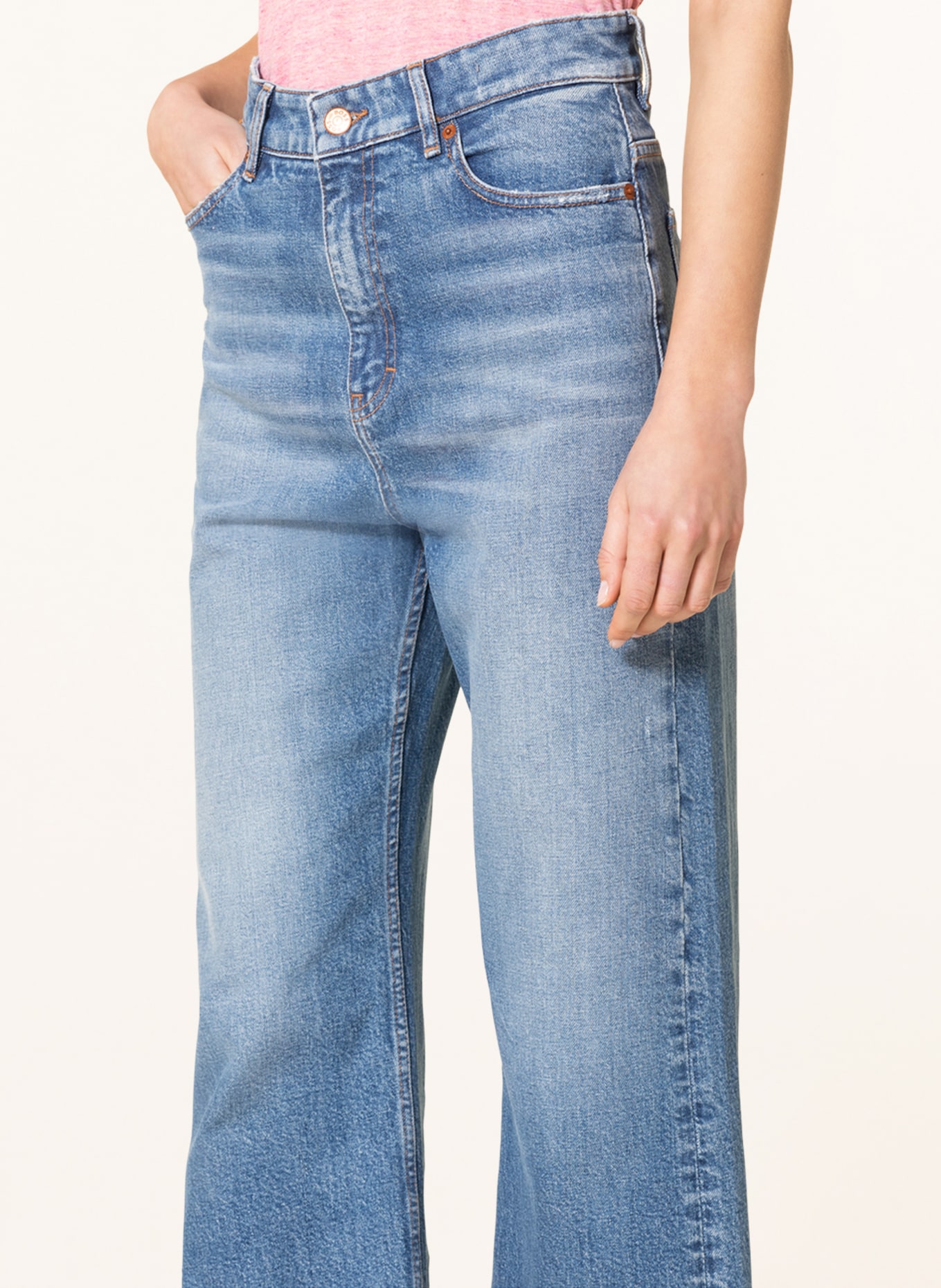 BOSS 7/8-Jeans THE MARLENE, Farbe: 424 MEDIUM BLUE (Bild 5)